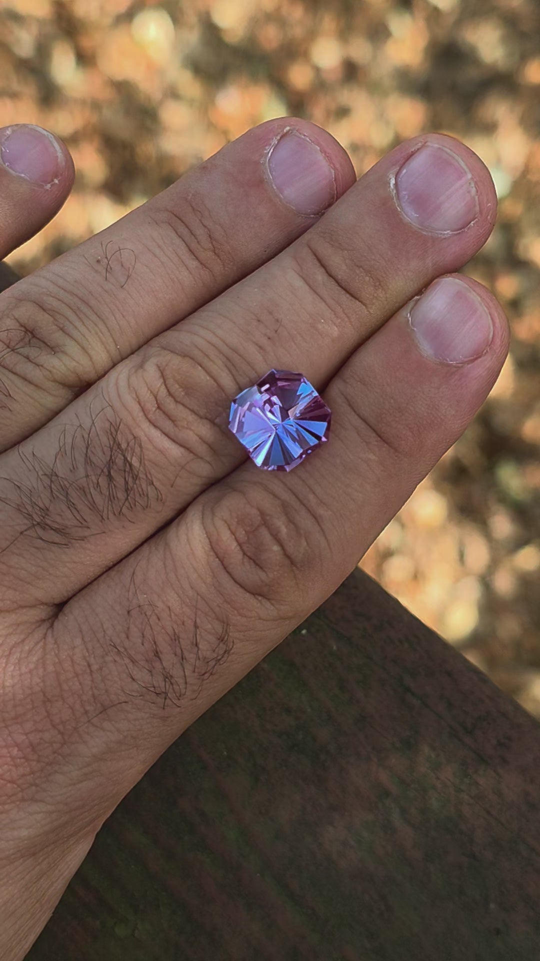 Repurposed Laser Alexandrite, Tessellation Cut, 8.56 Carats