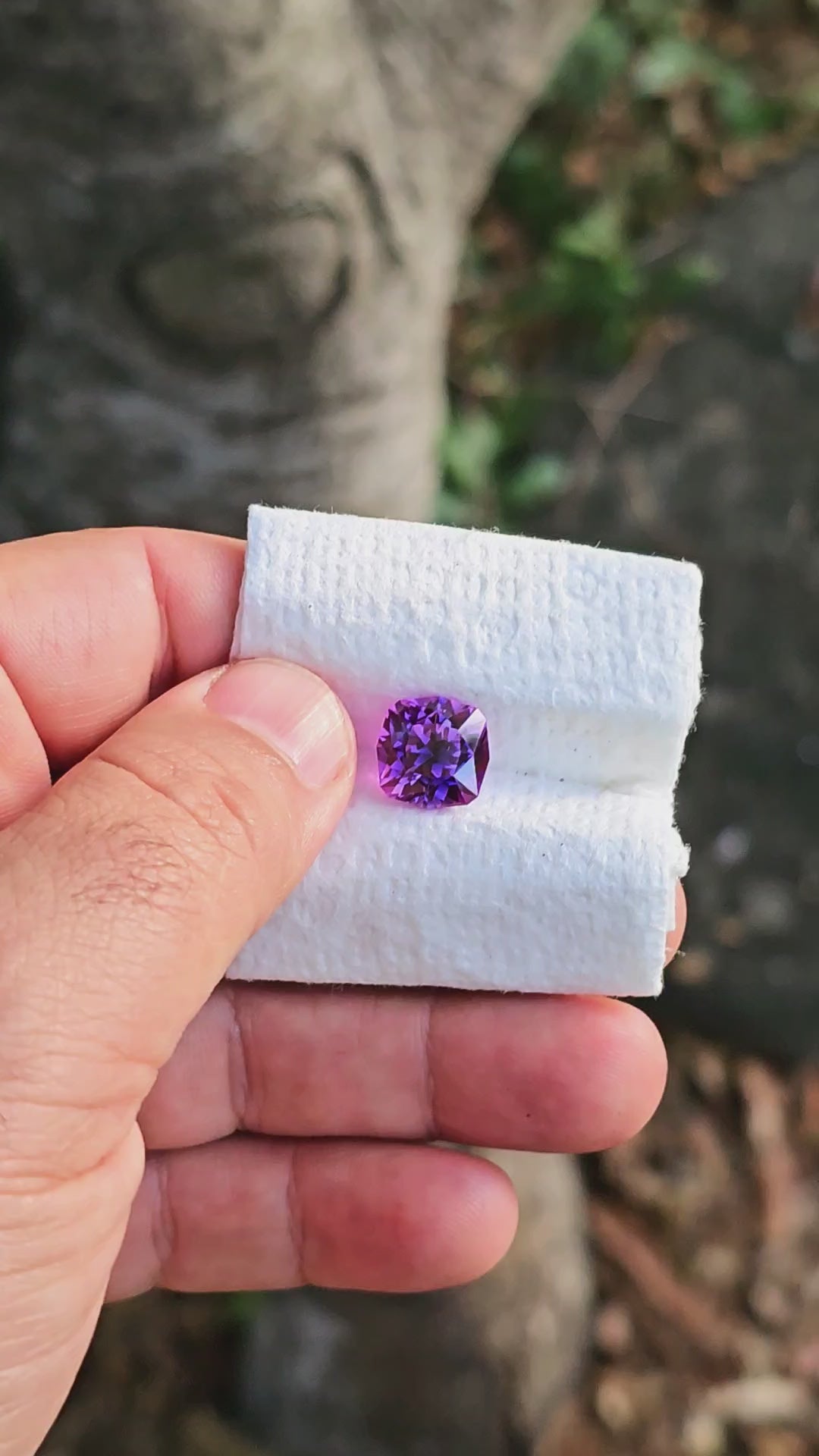 Purple Lab Sapphire, House Of Sylas Cushion Cut, 7.82 Carats