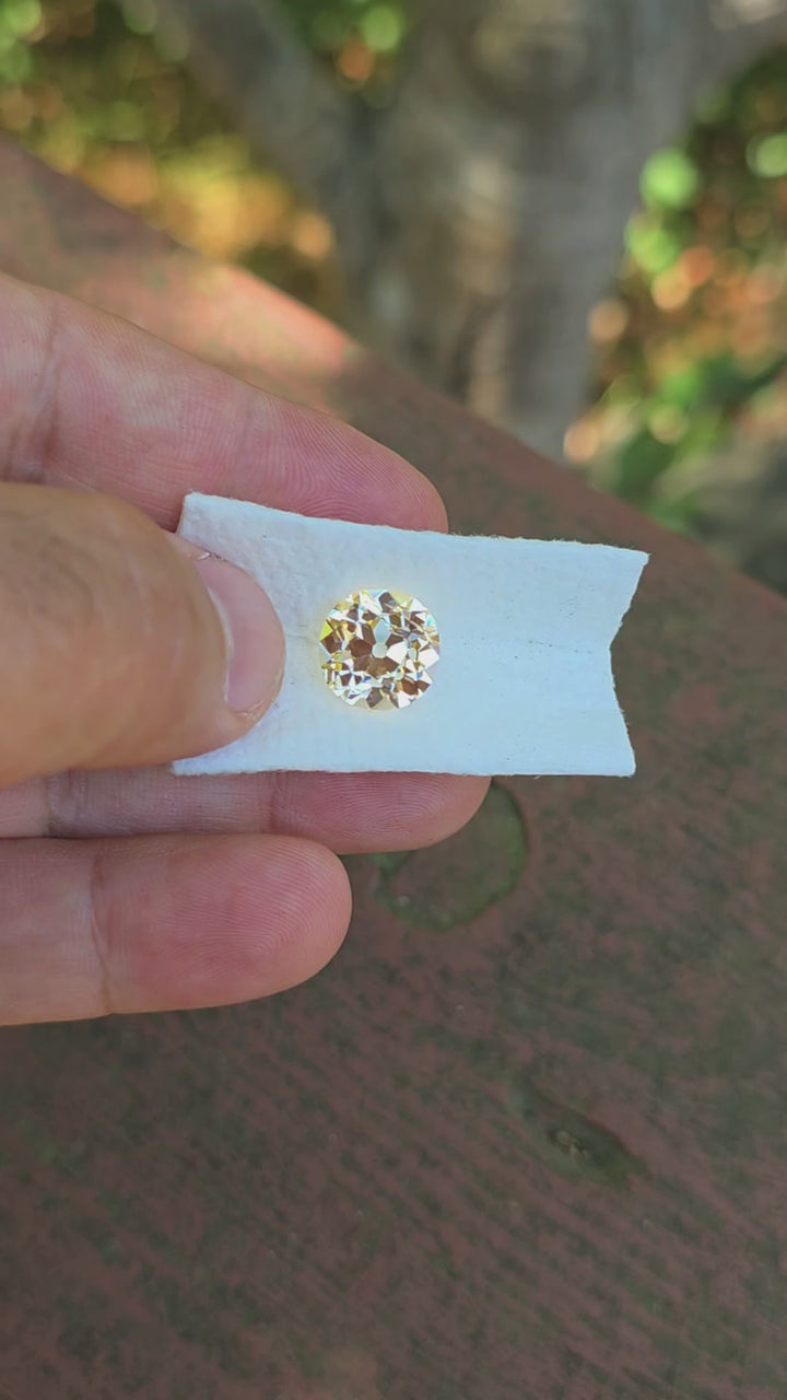 Experimental Samarium YAG, Antique Cushion Cut, 8.81 Carats