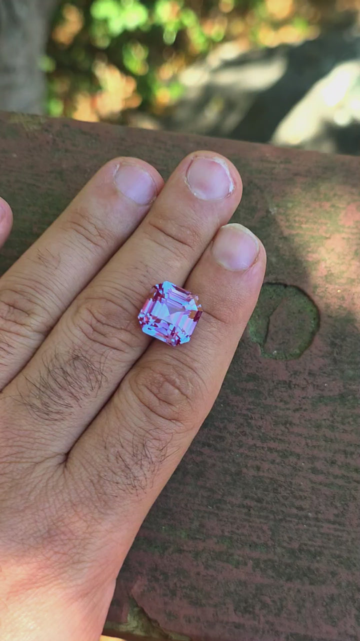 Repurposed Laser Alexandrite, Asscher Cut, 16.98 Carats
