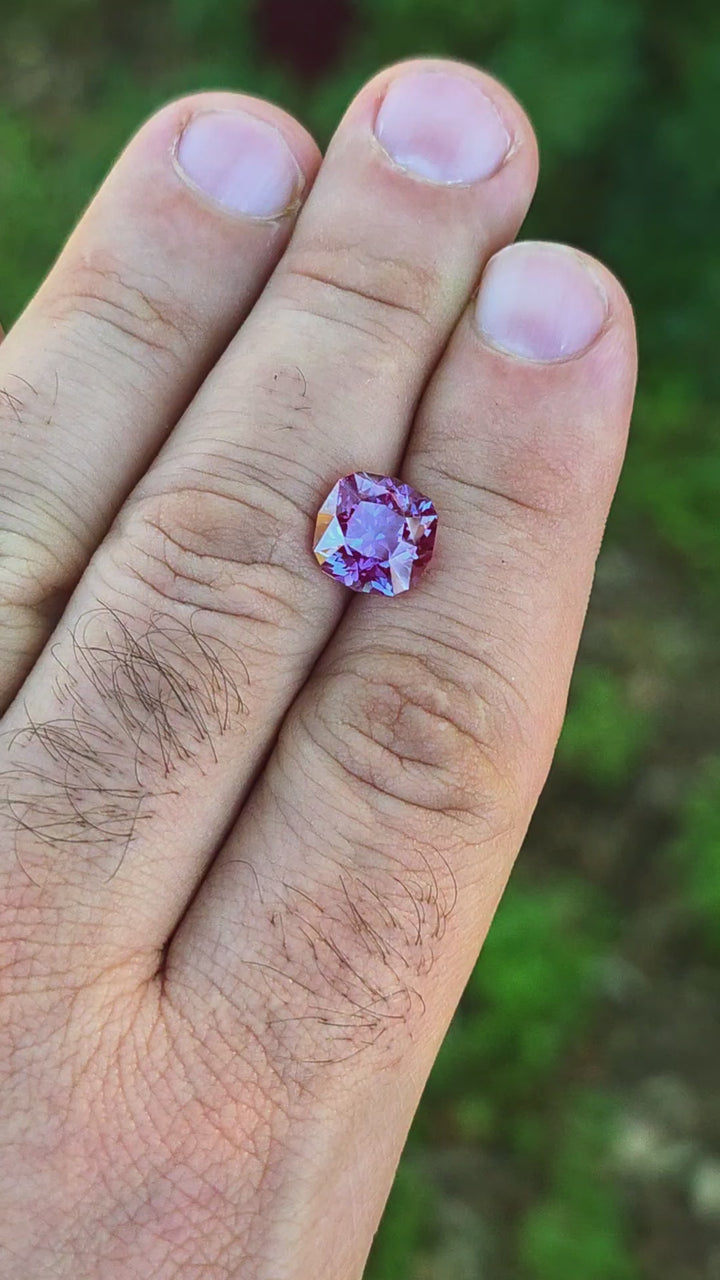 Saturated Repurposed Laser Alexandrite , House Of Sylas Cushion Cut, 4.92 Carats
