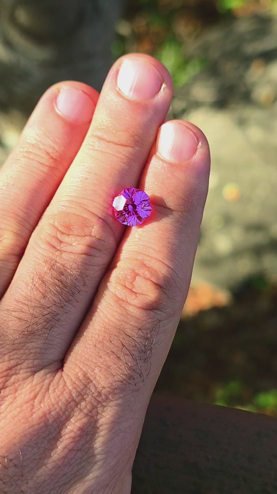 Star Wars Pink Laser Ruby, Gnome's Geode Cut, 4.32 Carats