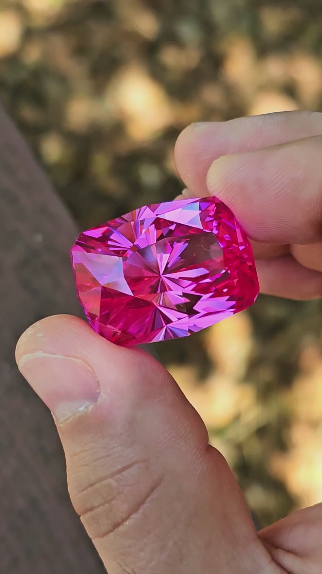 Star Wars Pink Laser Ruby, House Of Sylas Long Cushion Cut, 92.75 Carats