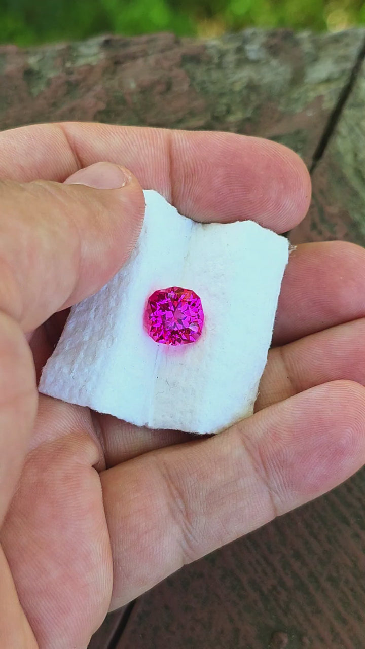 Jedi Color Czochralski Lab Spinel, House Of Sylas Cushion Cut, 4.81 Carats