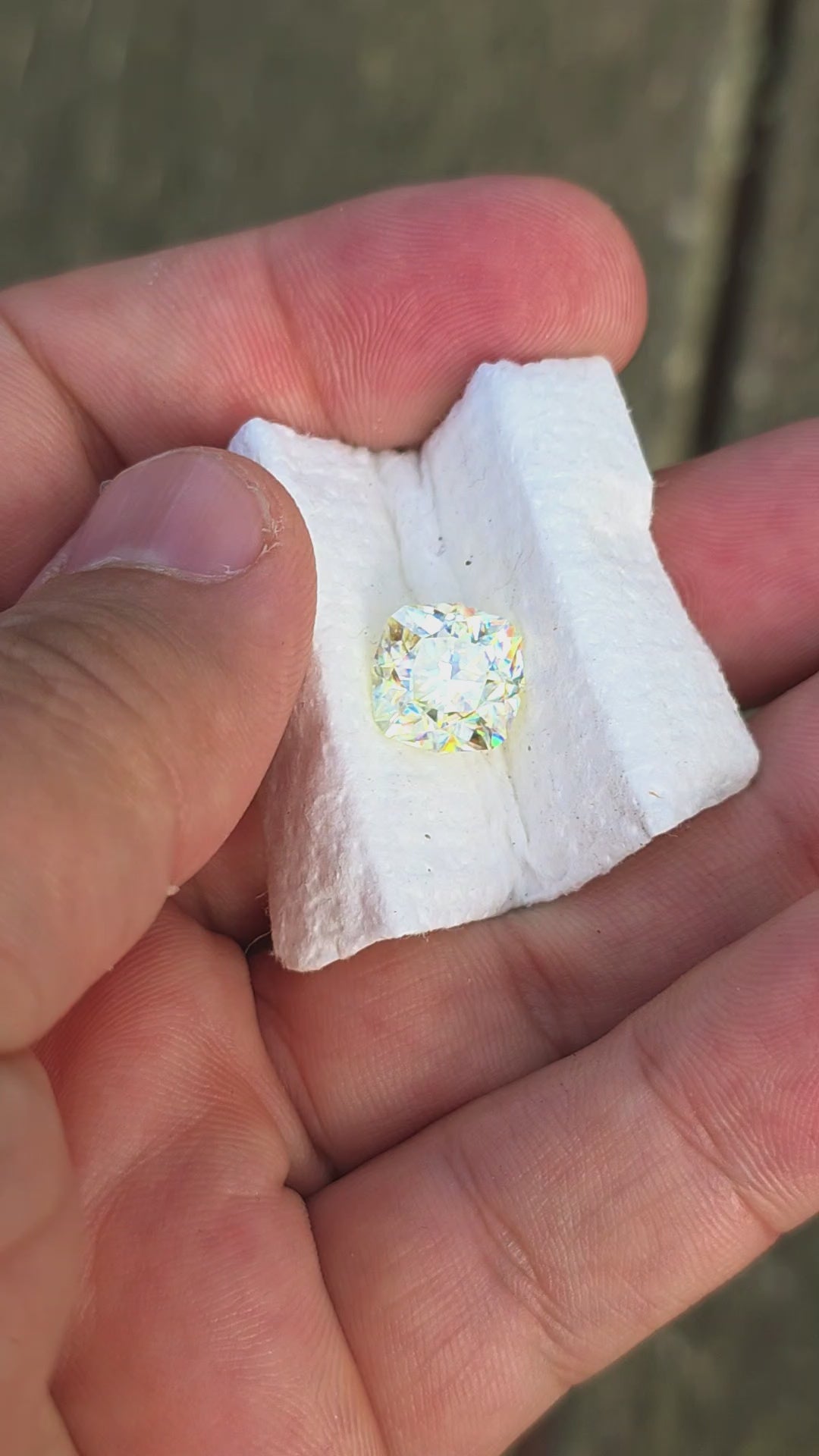 White Rutile 🌈🍭🦄, House Of Sylas Cushion Cut, 5.80 Carats