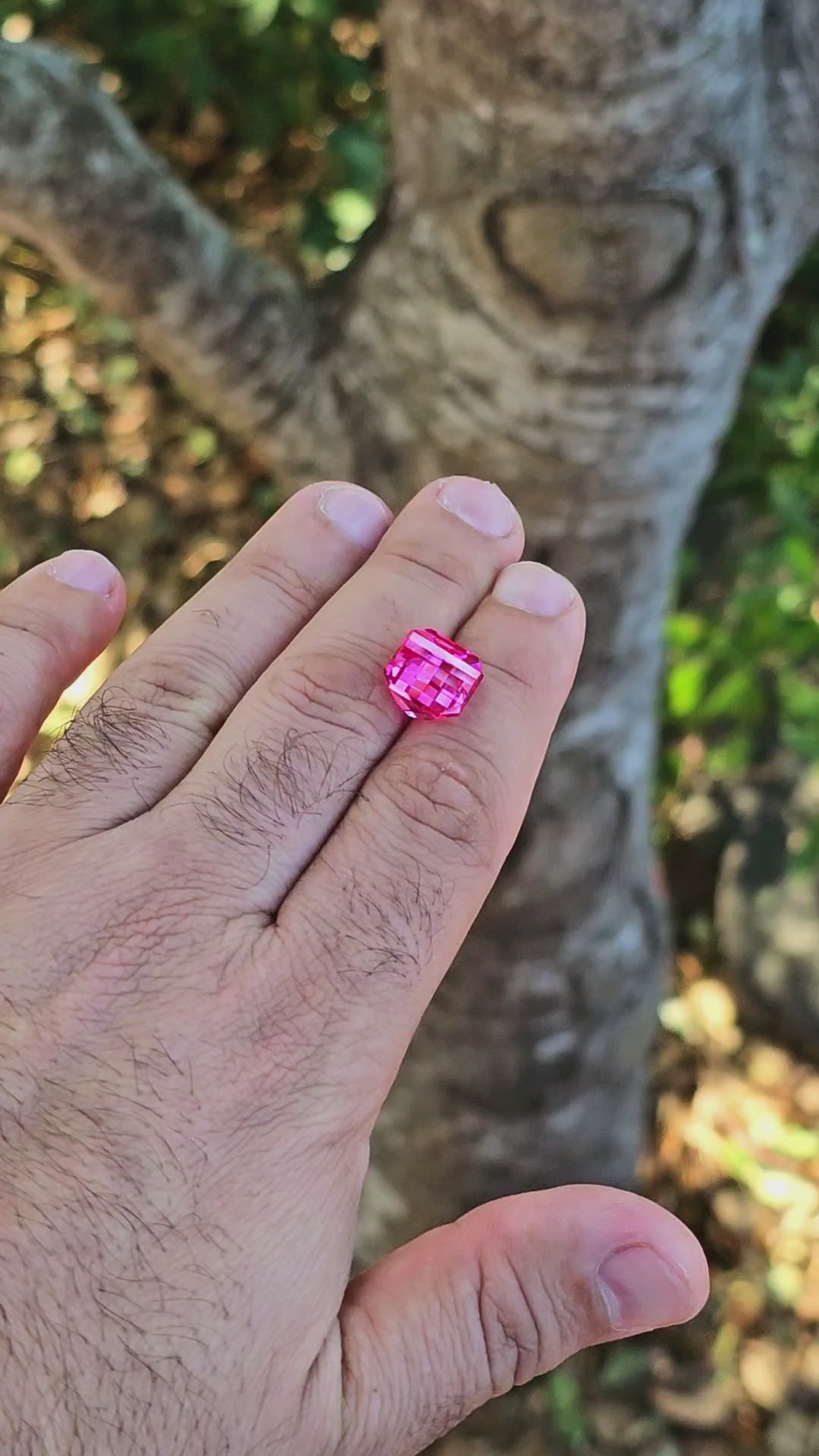 Jedi Color Czochralski Lab Spinel, Pixel Square Cut, 10.09 Carats