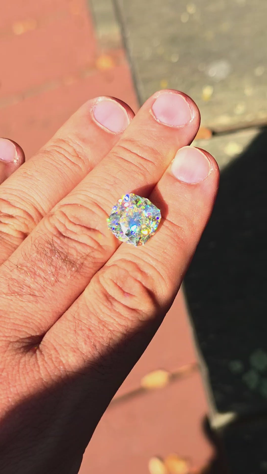 White Rutile 🌈🍭🦄, House Of Sylas Cushion Cut, 12.70 Carats
