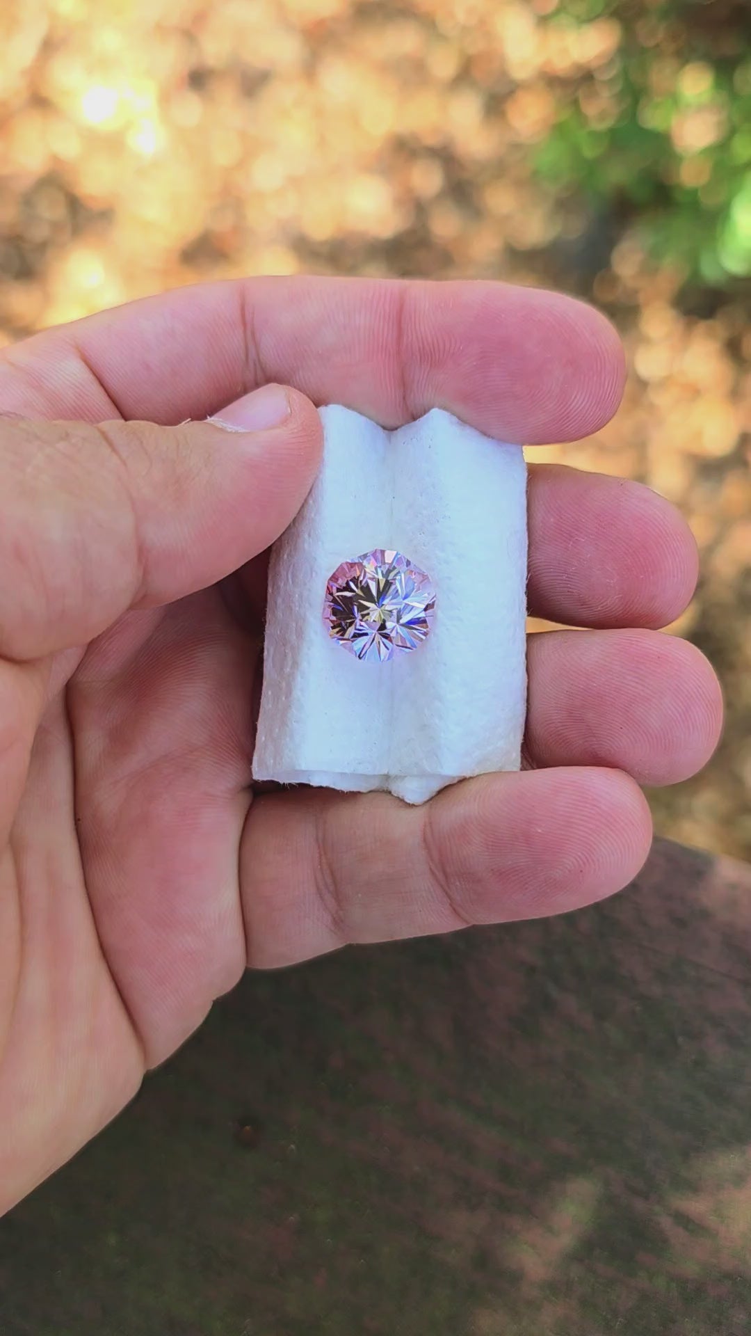 Purple Neodymium+ YAG, Gnome's Geode Cut, 10.70 Carats