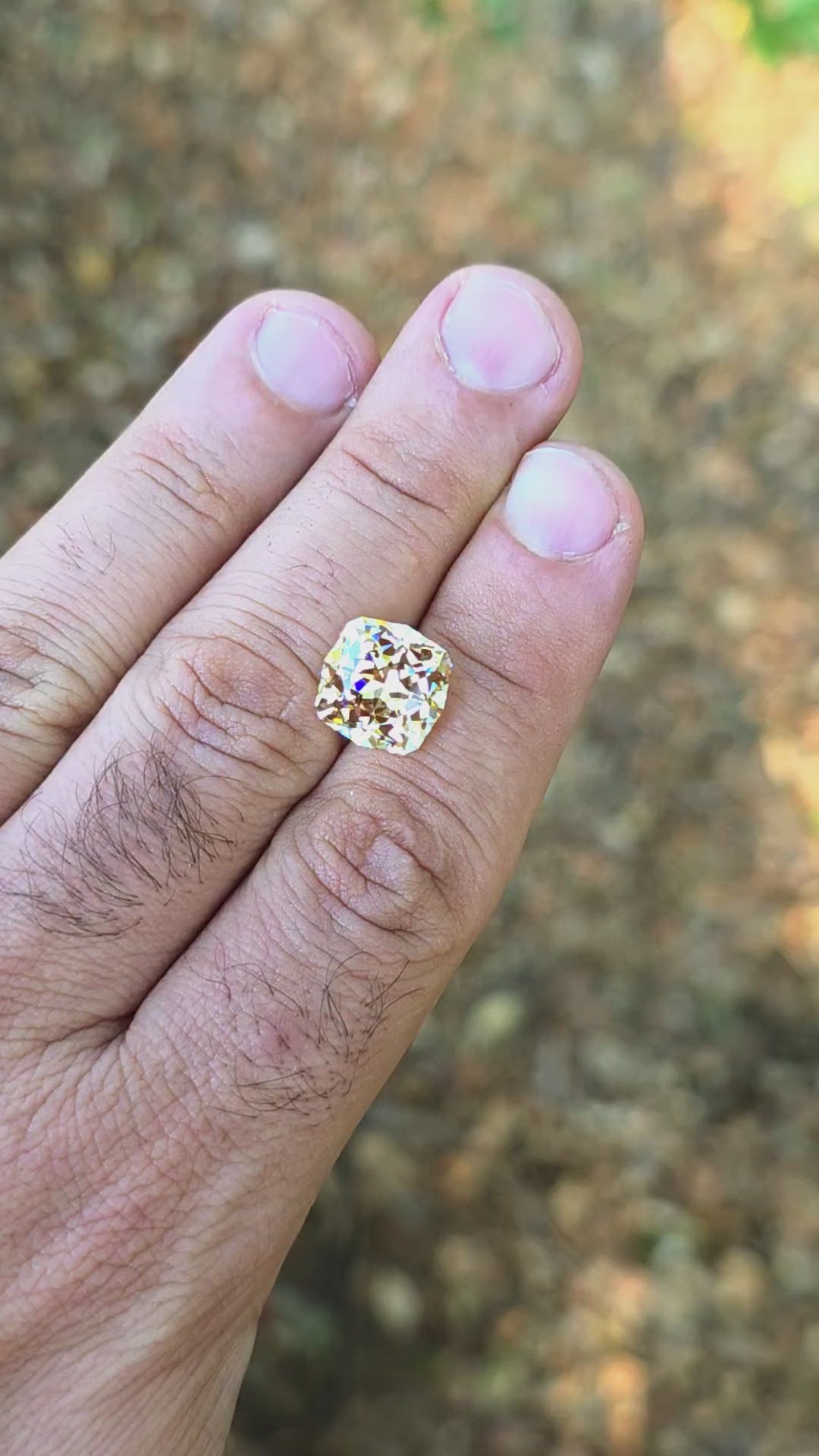 Experimental Samarium YAG, House Of Sylas Cushion Cut, 10.66 Carats