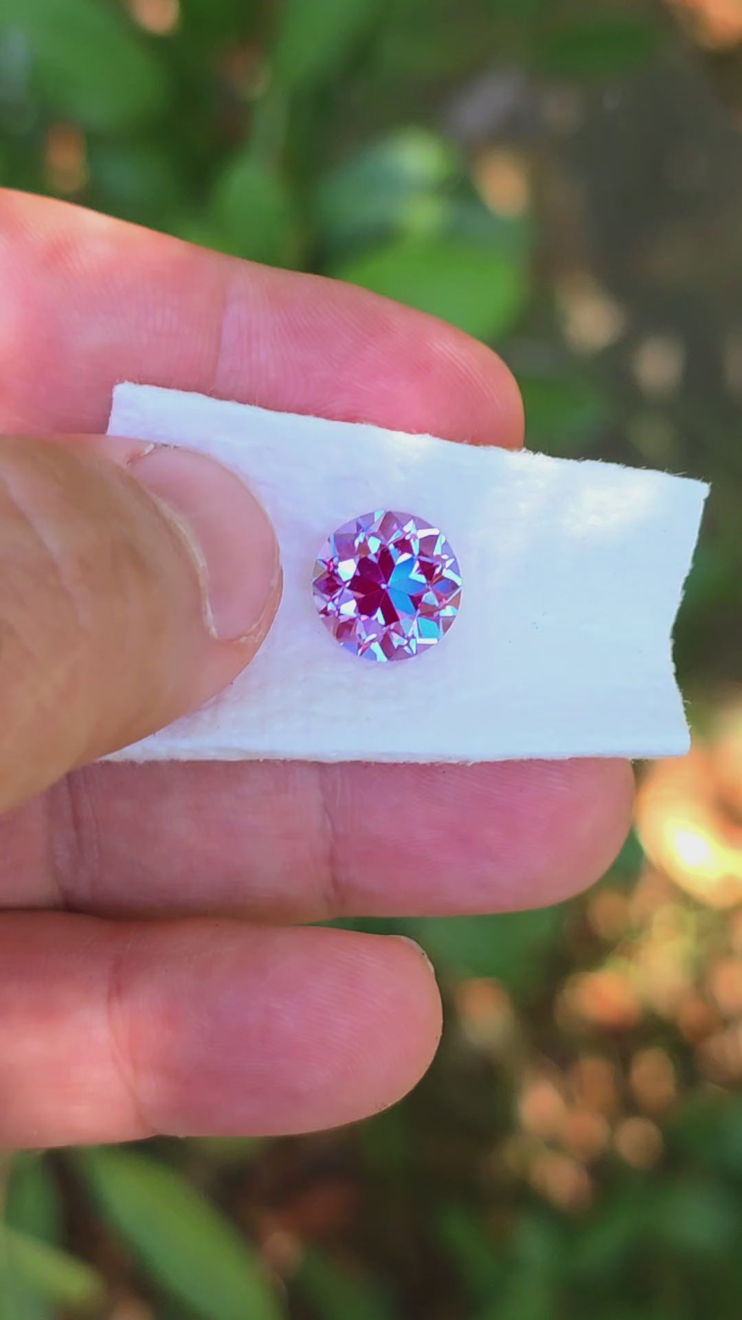 Repurposed Laser Alexandrite, Traditional Round Brilliant Cut, 7.10 Carats