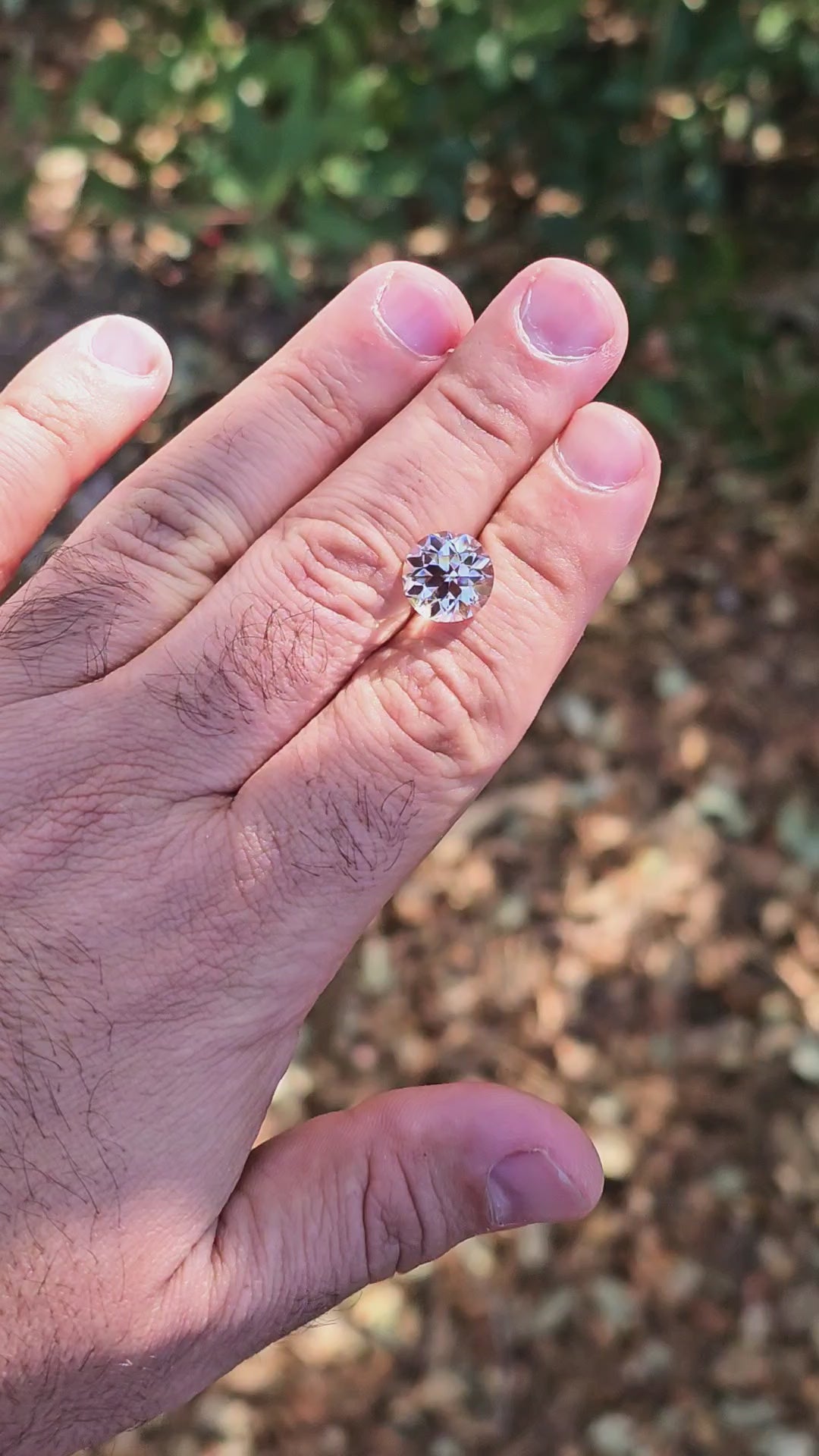 Smoky Lab Spinel , Traditional Round Brilliant Cut, 6.40 Carats