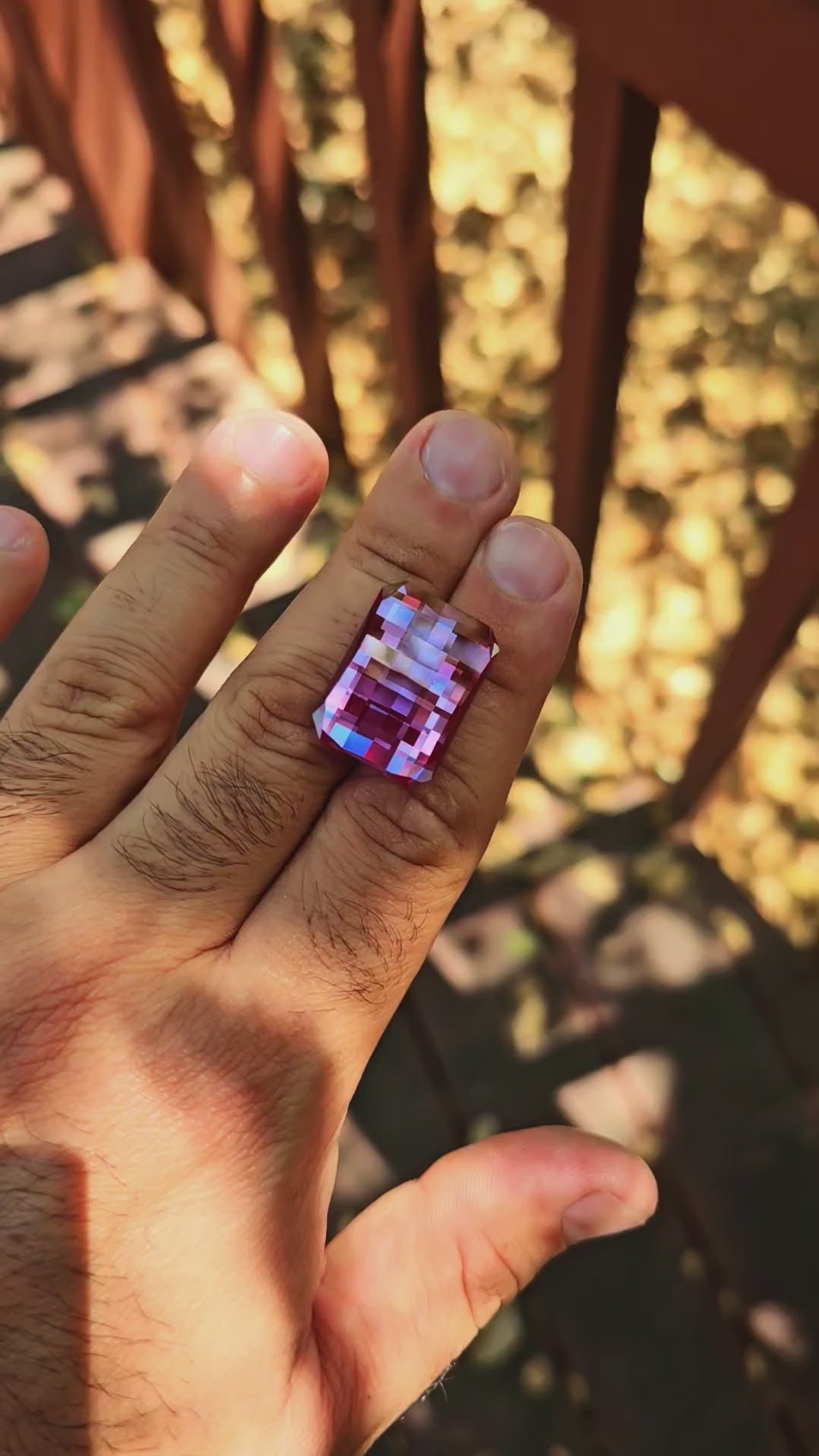 Repurposed Laser Alexandrite, Pixel Rectangle Cut, 51.2 Carats