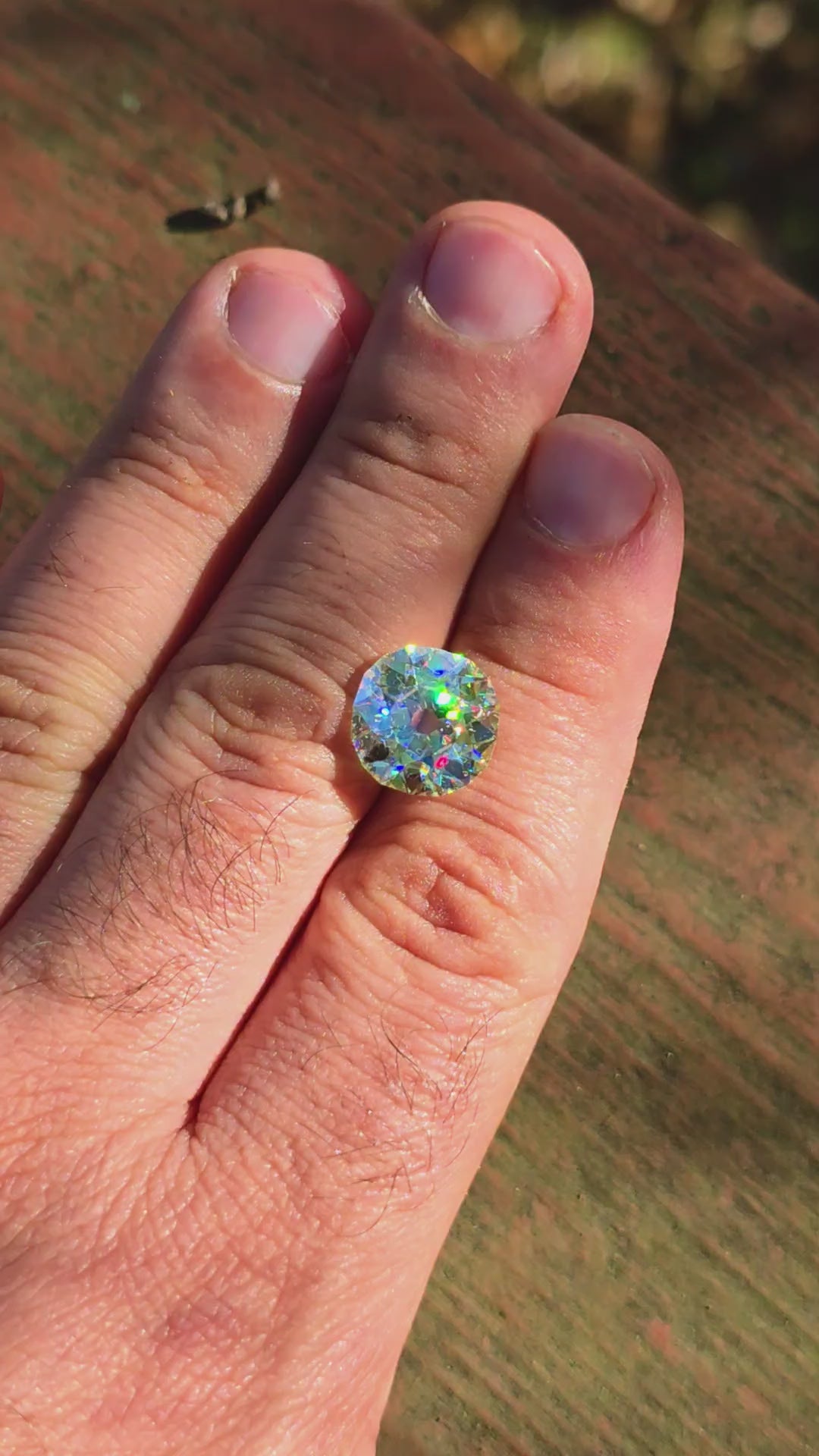 White Rutile 🌈🍭🦄, Antique Cushion Cut, 8.60 Carats