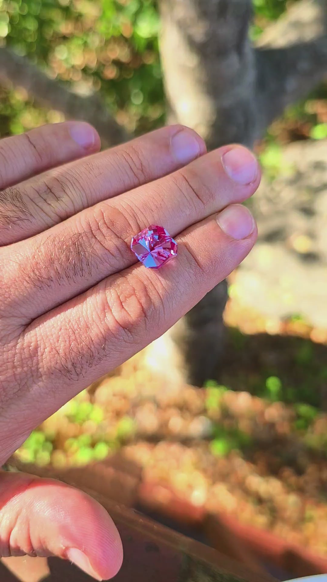 Repurposed Laser Alexandrite, Tessellation Cut, 7.32 Carats