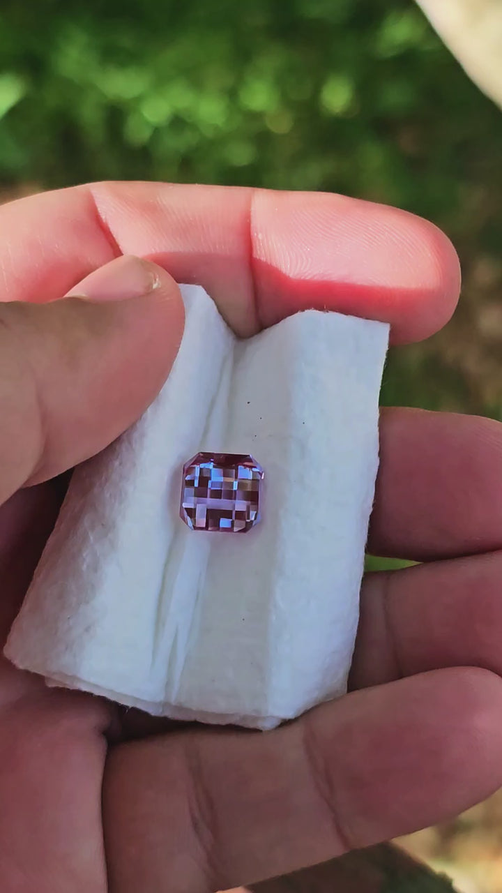 Repurposed Laser Alexandrite, Pixel Square Cut, 4.93 Carats