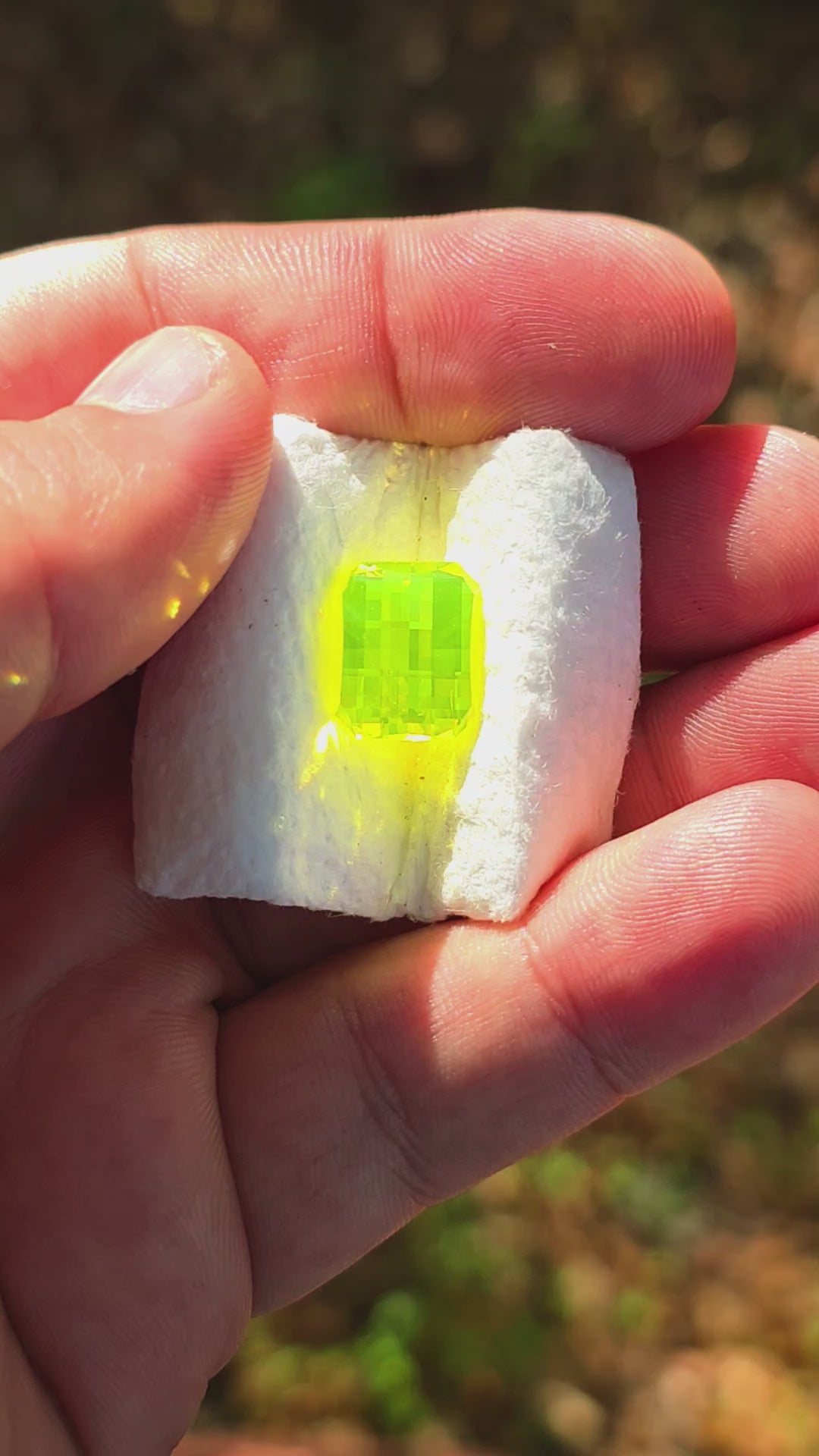 Cerium Doped YAG, Pixel Rectangle Cut, 10.44 Carats