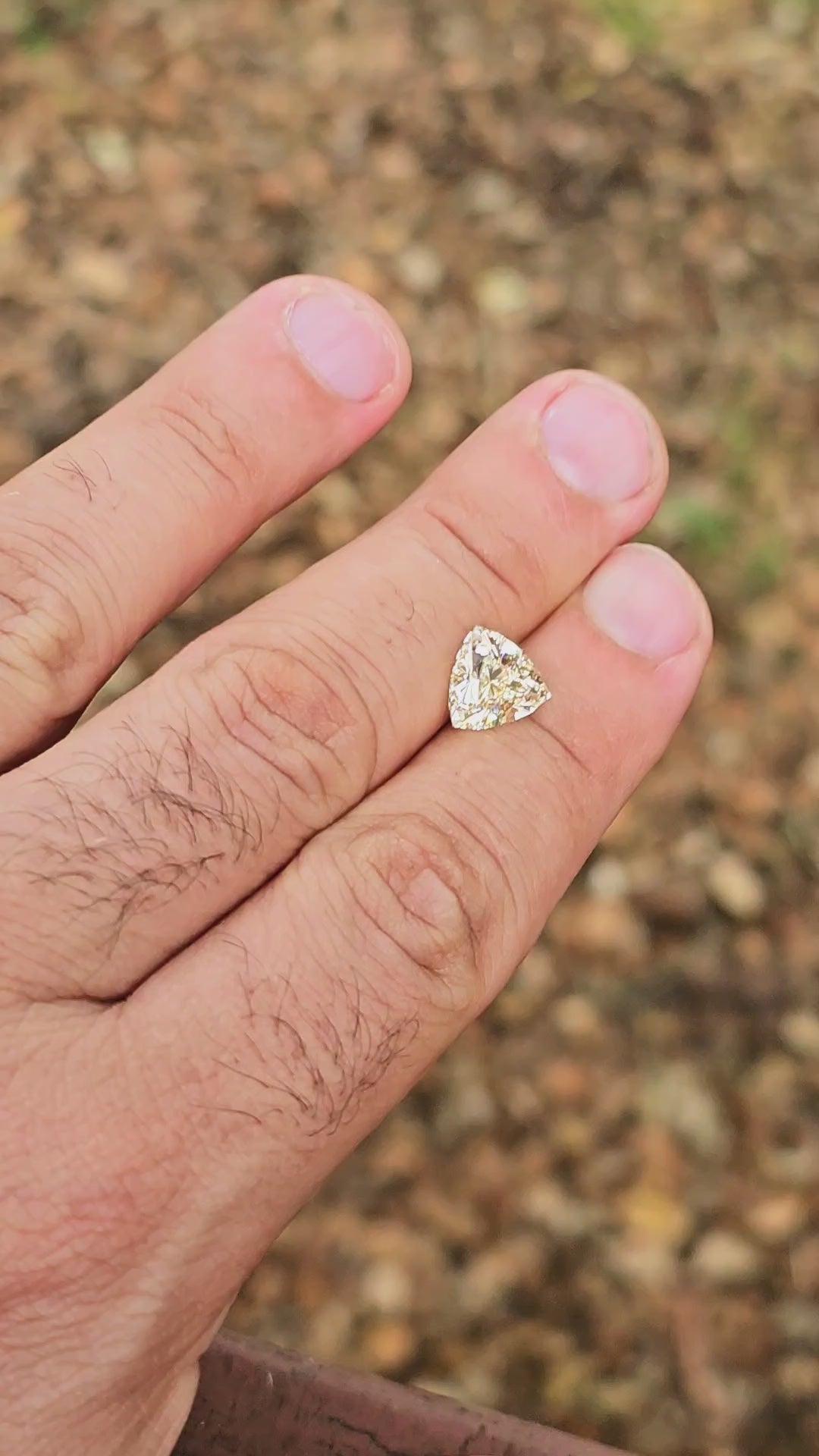 Experimental Samarium YAG, Trillian Internal Reflections Cut, 3.91 Carats