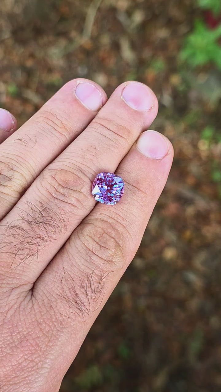 Repurposed Laser Alexandrite, House Of Sylas Cushion Cut, 5.86 Carats