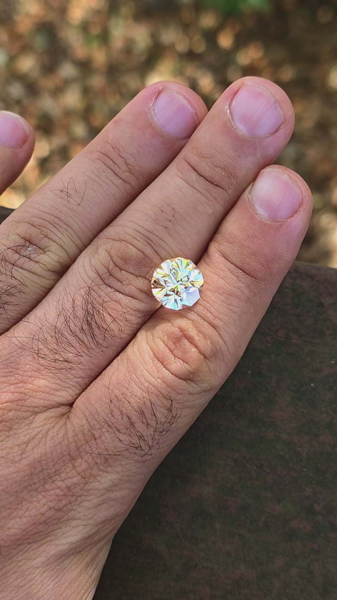 Experimental Samarium YAG, Gnome's Geode Cut, 6.65 Carats