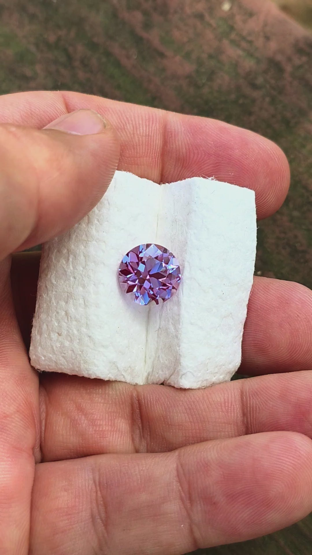 Repurposed Laser Alexandrite, Traditional Round Brilliant Cut, 5.56 Carats