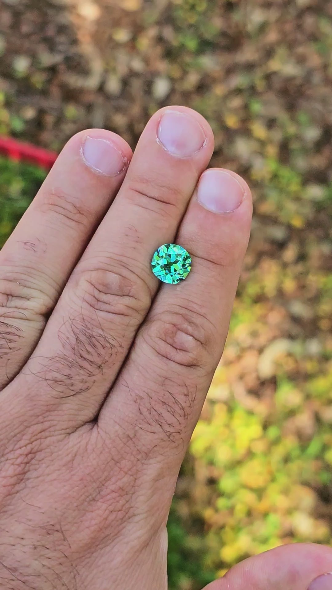 Repurposed Teal "Paraiba" YAG, Antique Cushion Cut, 5.33 Carats