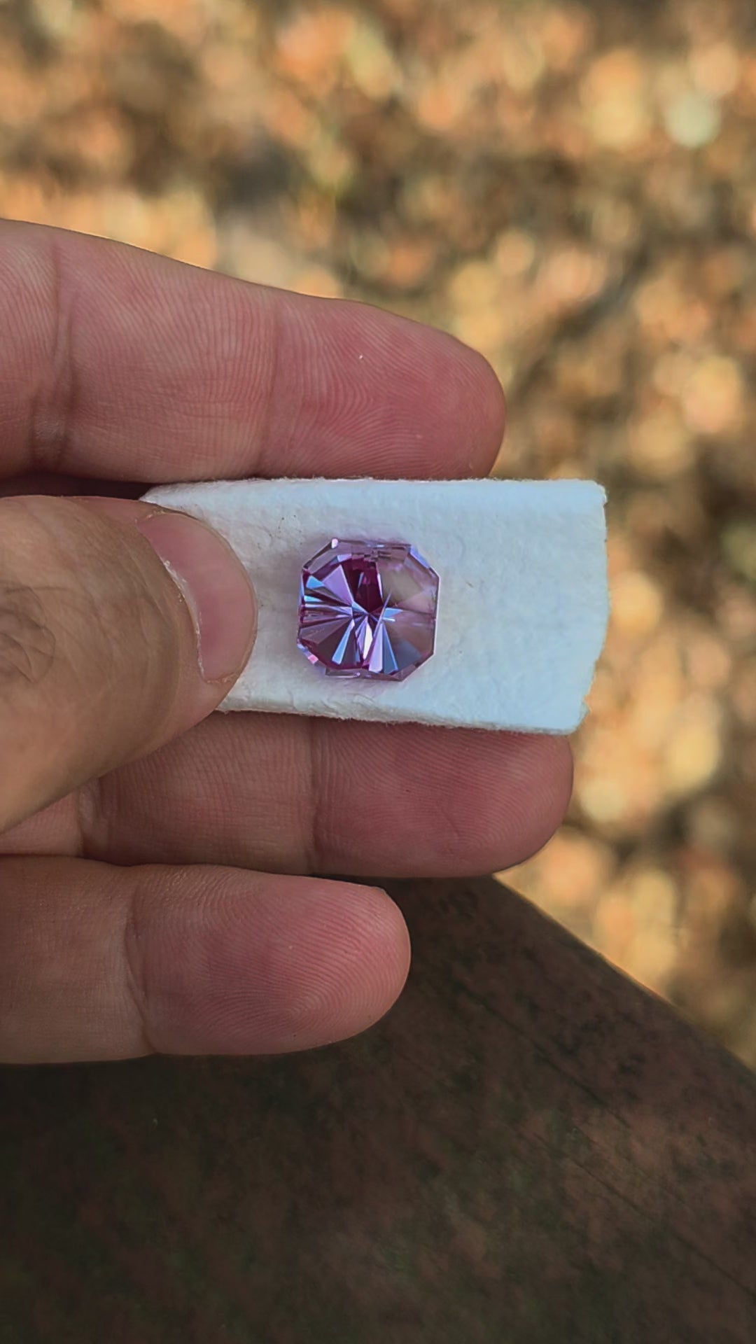 Repurposed Laser Alexandrite, Tessellation Cut, 8.56 Carats