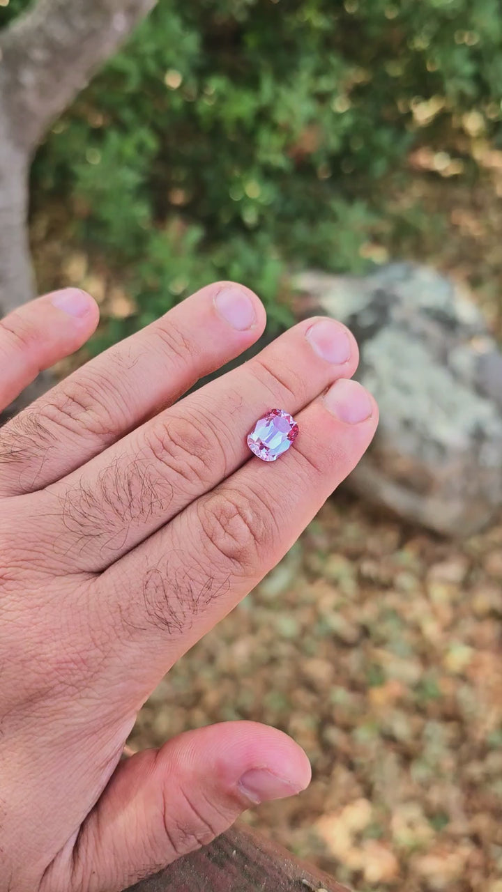 Repurposed Laser Alexandrite, Antique Long Cushion Cut, 5.07 Carats