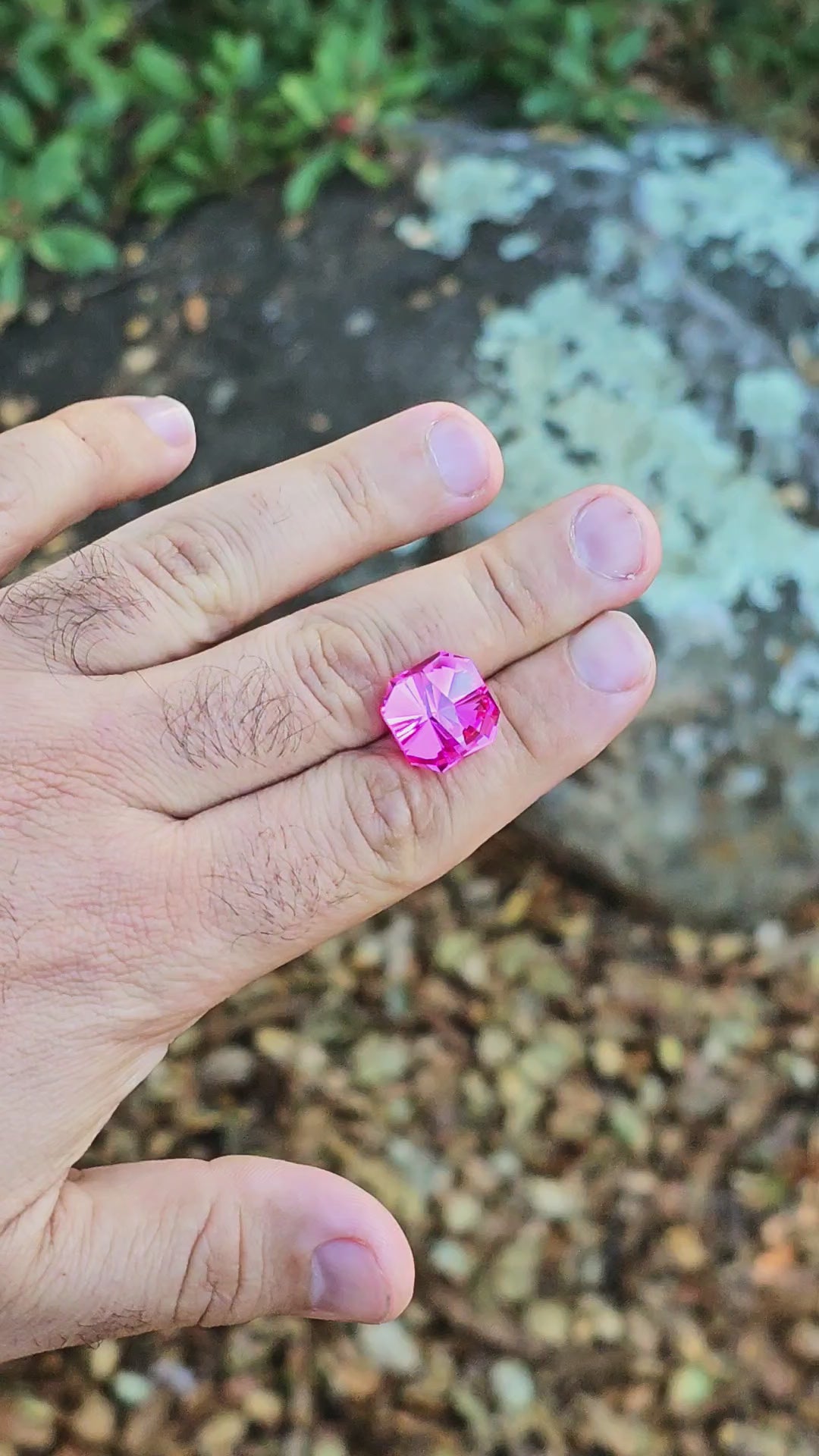 Star Wars Pink Laser Ruby, Tessellation Cut, 17.21 Carats