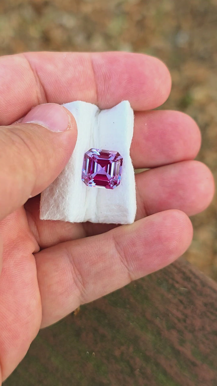 Repurposed Laser Alexandrite, Asscher Cut, 7.72 Carats