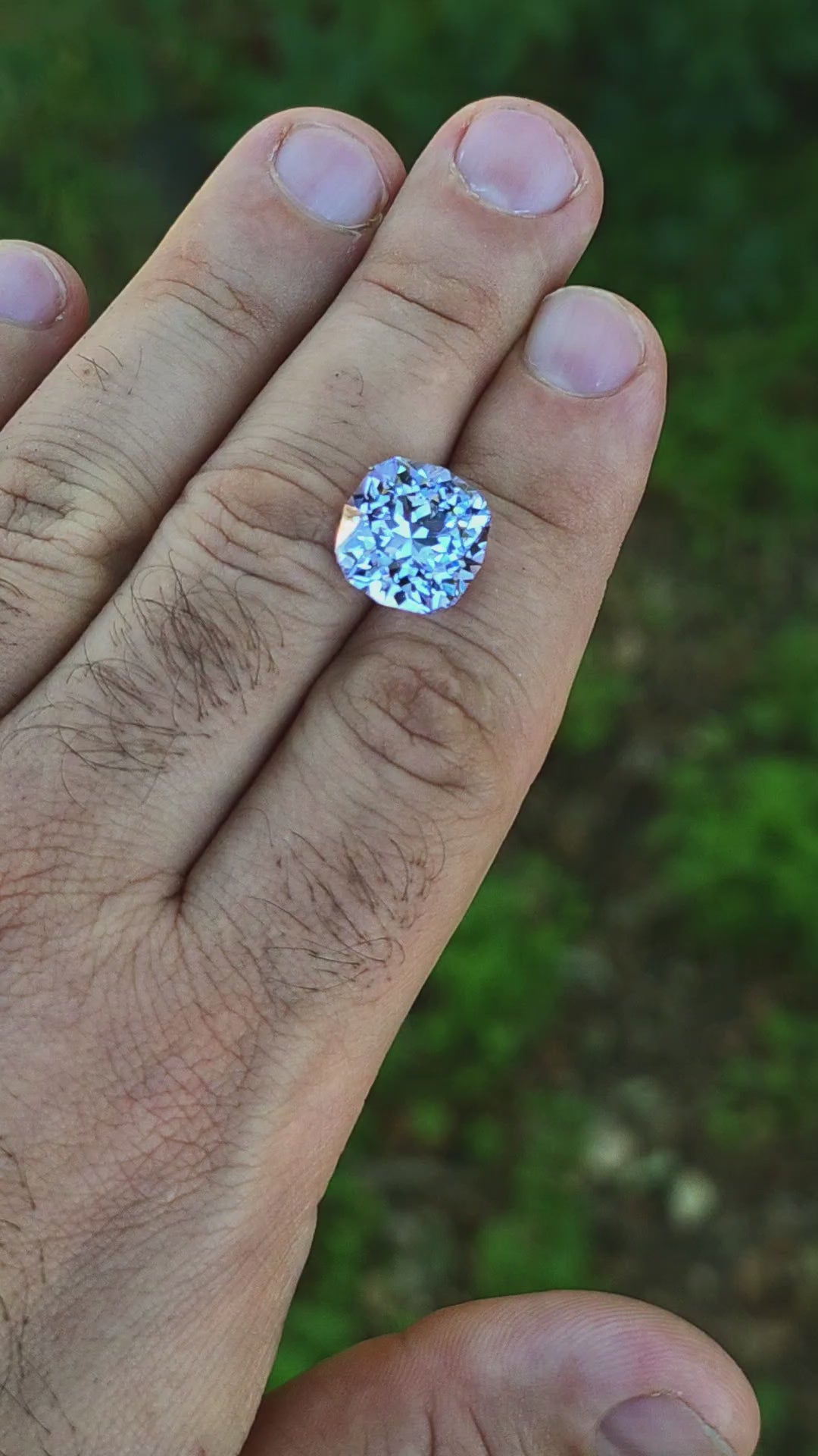 Lavender Lab Spinel, House Of Sylas Cushion Cut, 12.27 Carats