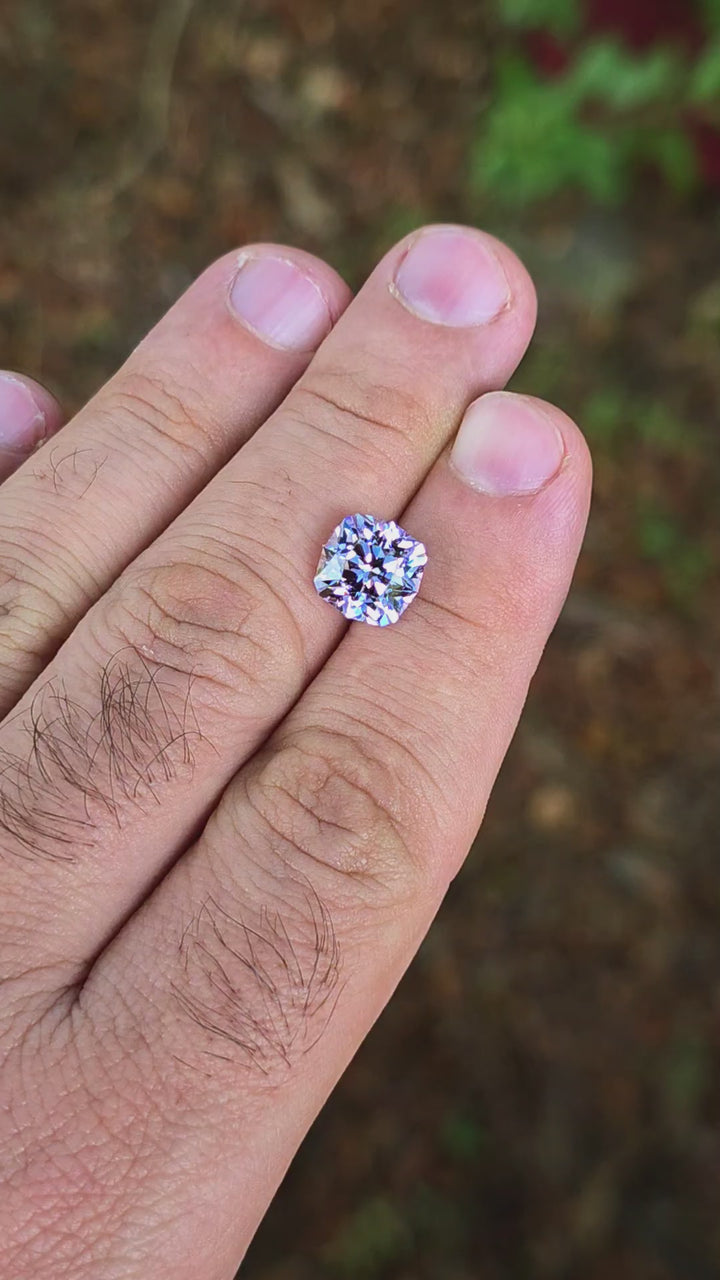 Purple Neodymium YAG, House Of Sylas Cushion Cut, 5.99 Carats