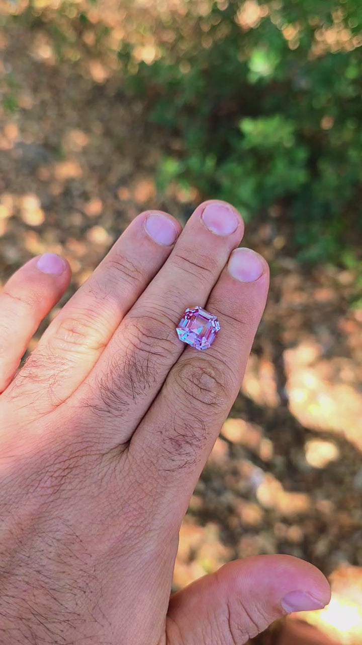 Repurposed Laser Alexandrite, Asscher Cut, 8.36 Carats