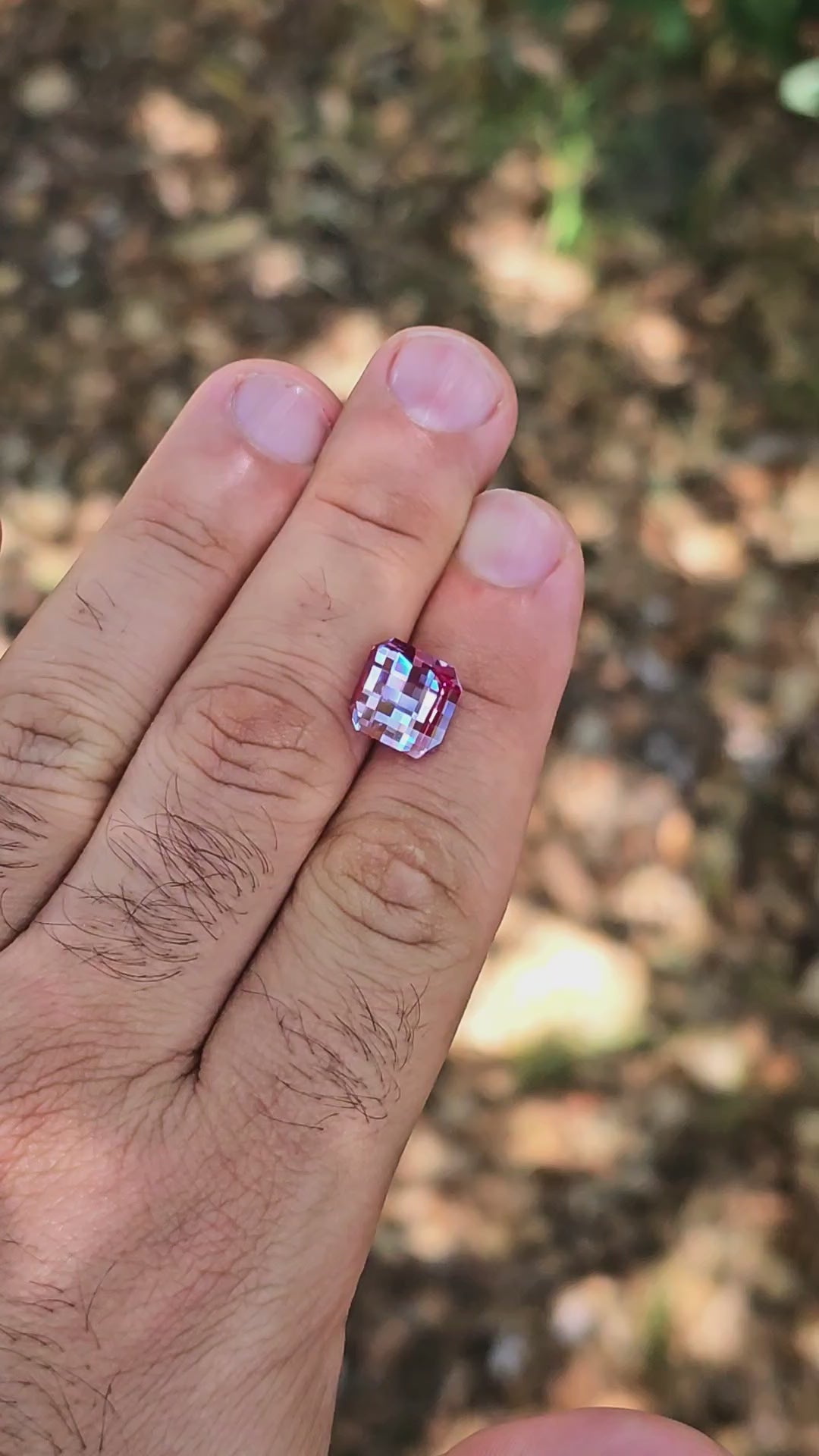 Repurposed Laser Alexandrite, Pixel Square Cut, 6.50 Carats
