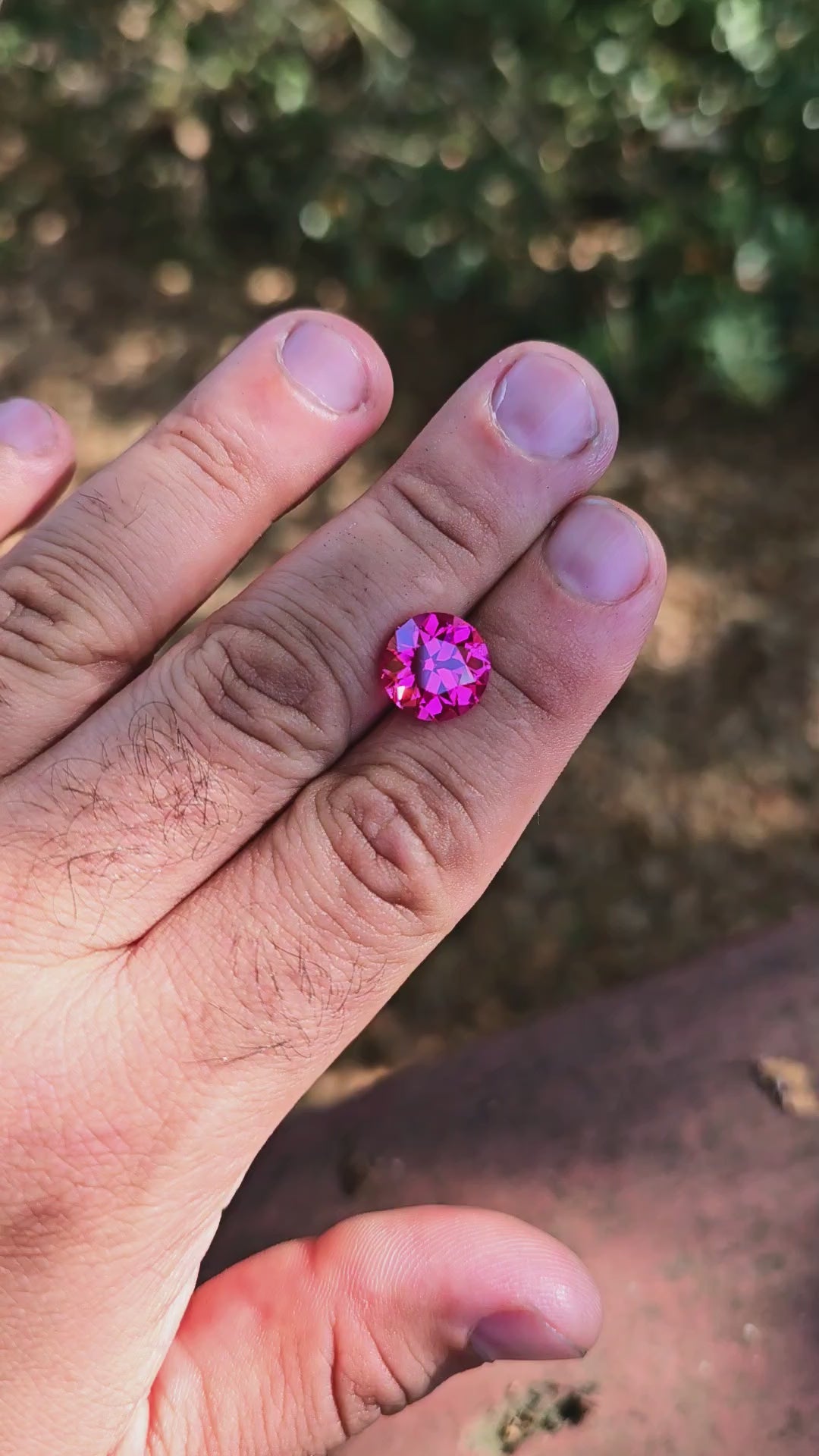 Jedi Color Czochralski Lab Spinel, Traditional Round Brilliant Cut, 6.51 Carats