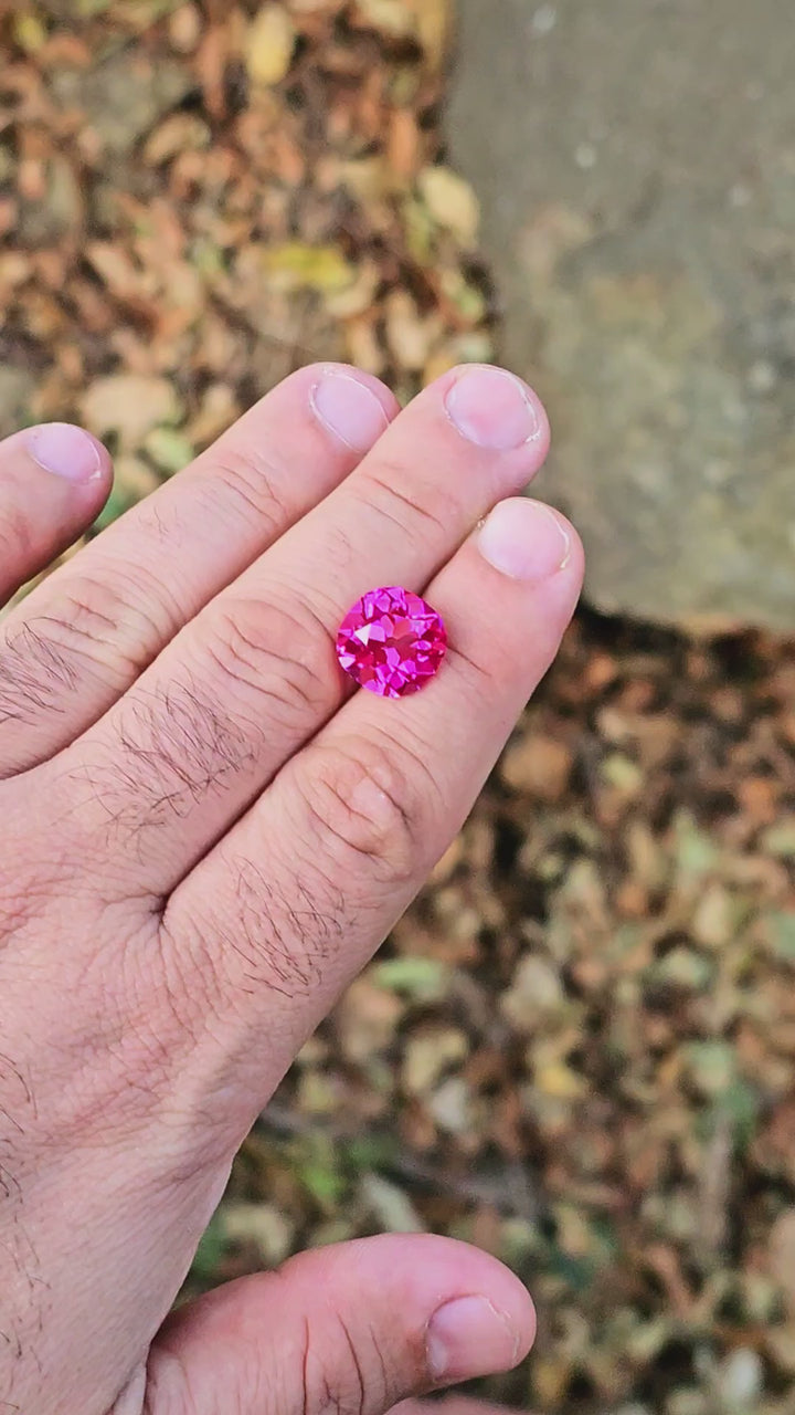 Jedi Color Czochralski Lab Spinel, Antique Cushion Cut, 9.31 Carats