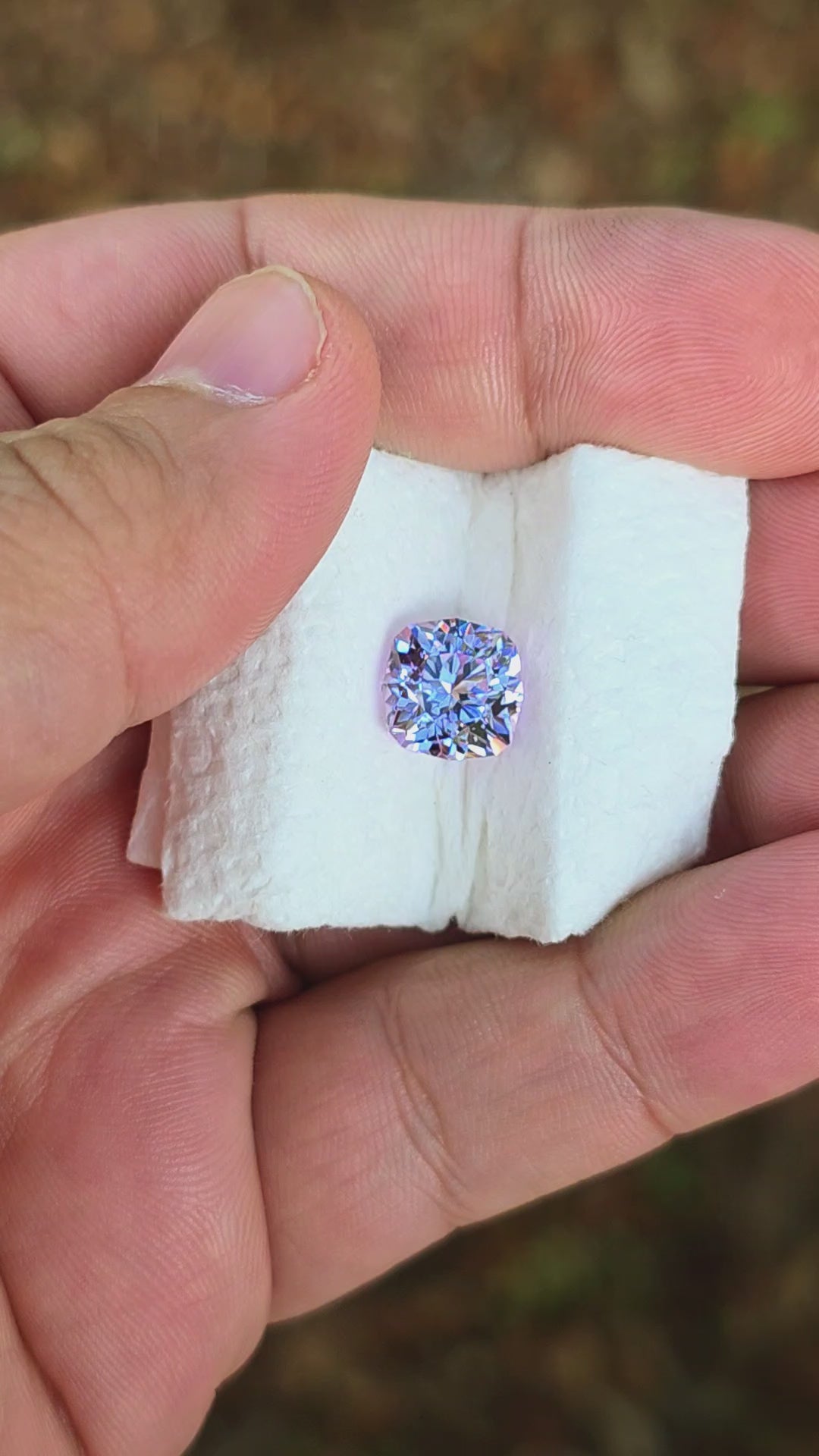 Purple Neodymium YAG, House Of Sylas Cushion Cut, 5.99 Carats