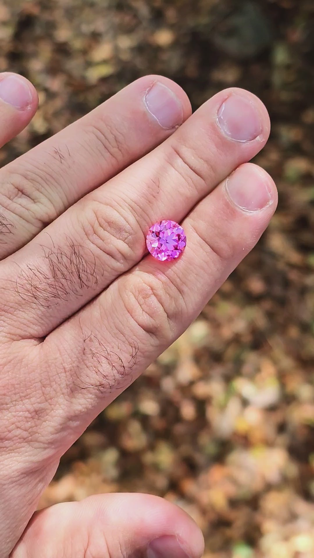 Star Wars Pink Laser Ruby, Traditional Round Brilliant Cut, 4.74 Carats