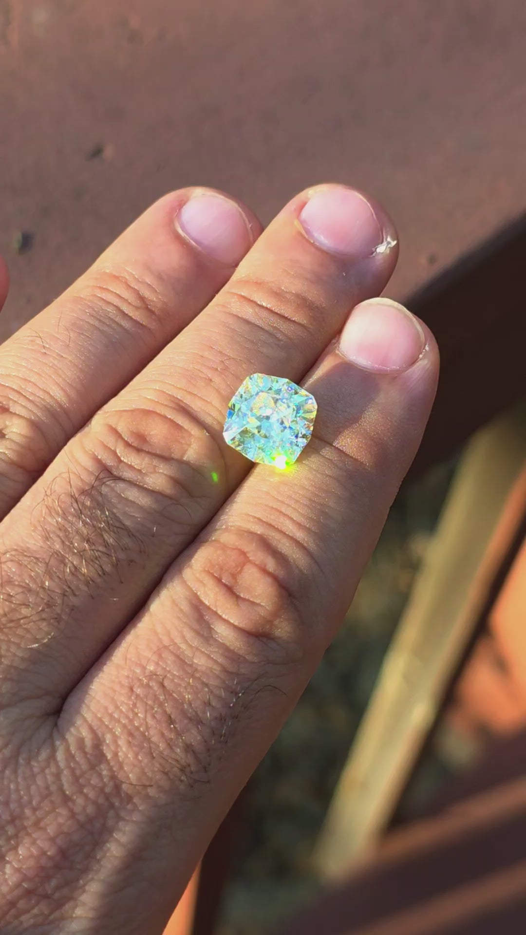 White Rutile 🌈🍭🦄, House Of Sylas Cushion Cut, 7.50 Carats