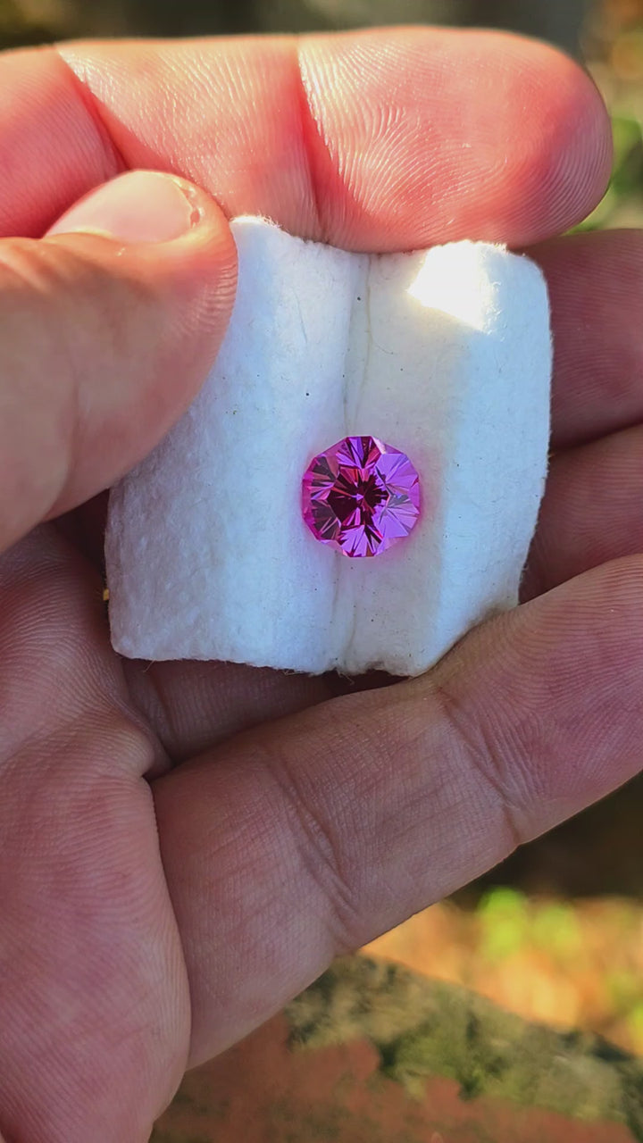 Star Wars Pink Laser Ruby, Gnome's Geode Cut, 4.32 Carats