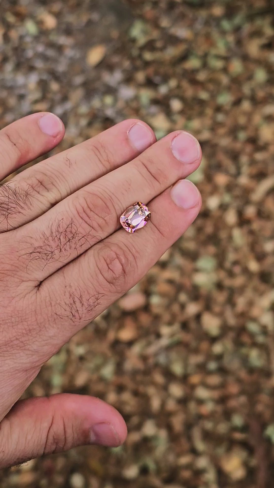 Tangerine Laser Garnet, Antique Long Cushion Cut, 7.43 Carats