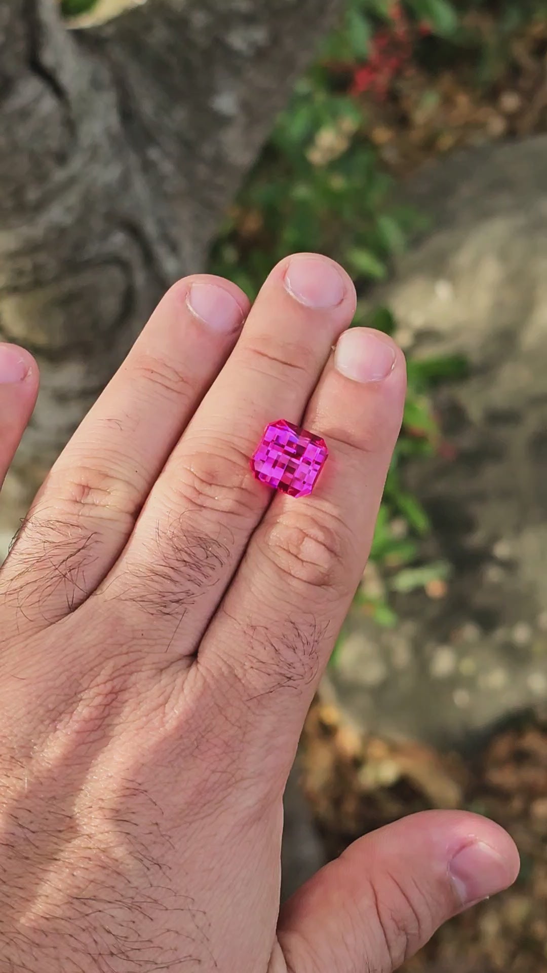 Jedi Color Czochralski Lab Spinel, Pixel Square Cut, 11.67 Carats