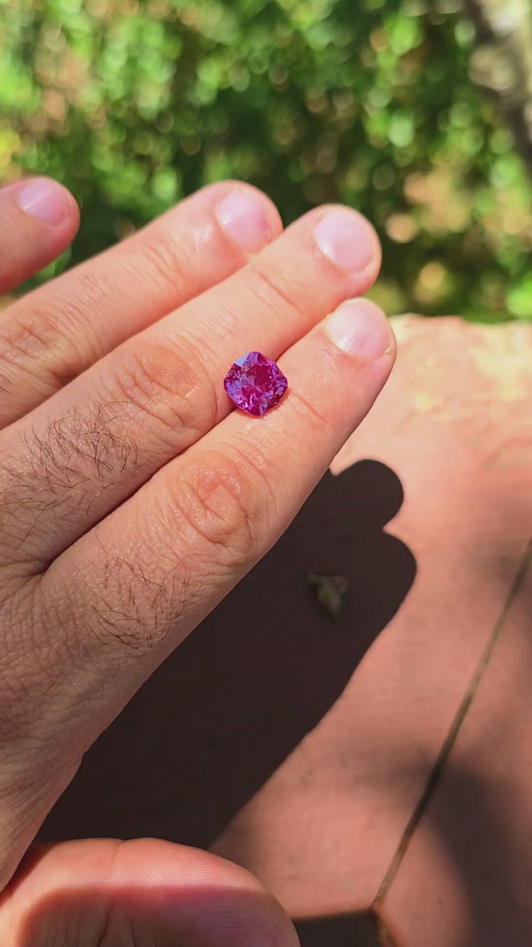 Saturated Repurposed Laser Alexandrite , House Of Sylas Cushion Cut, 3.97 Carats