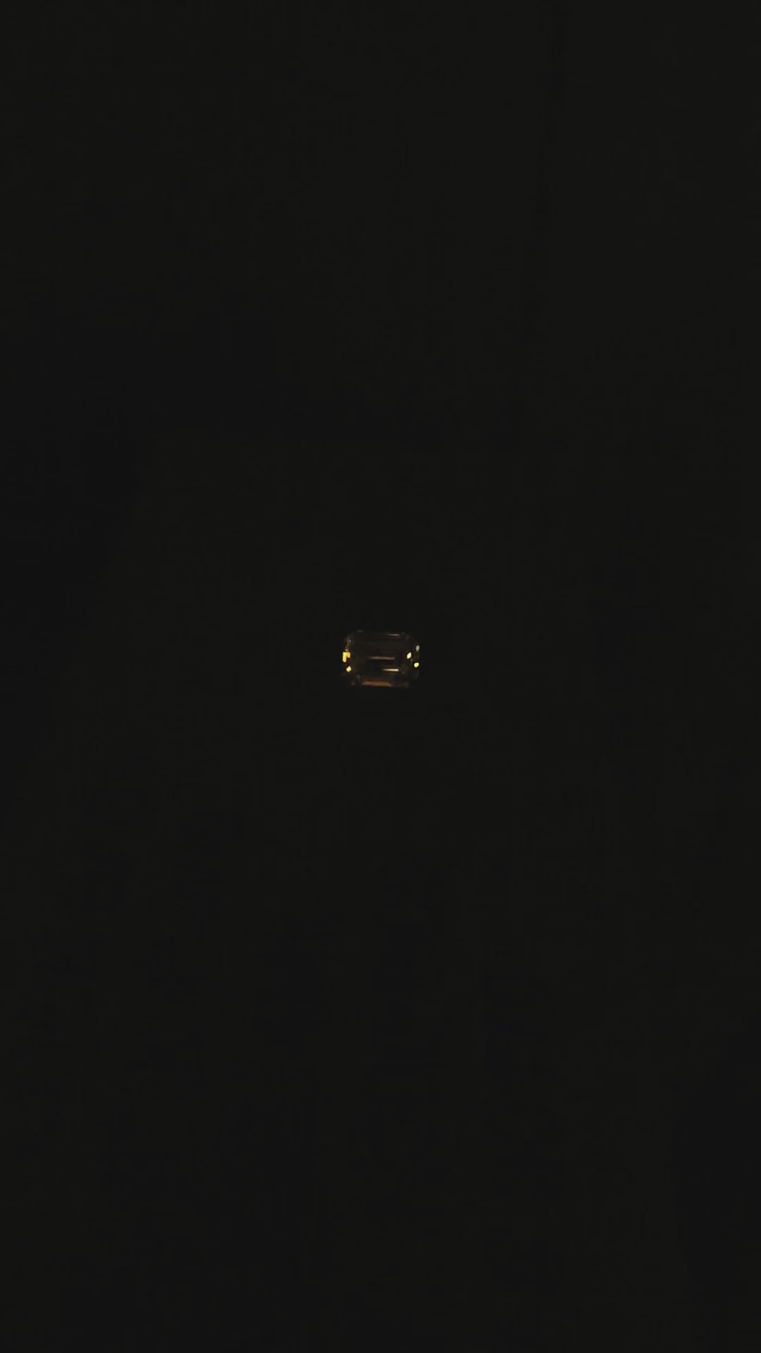"Ultra" Glow In The Dark Lab Garnet, Emerald Cut, 15.02 Carats