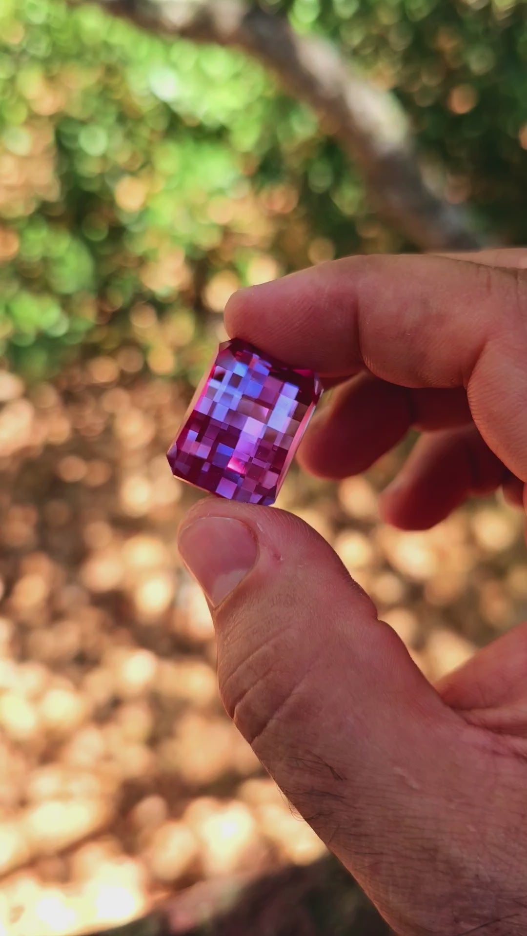 Repurposed Laser Alexandrite, Pixel Rectangle Cut, 51.2 Carats