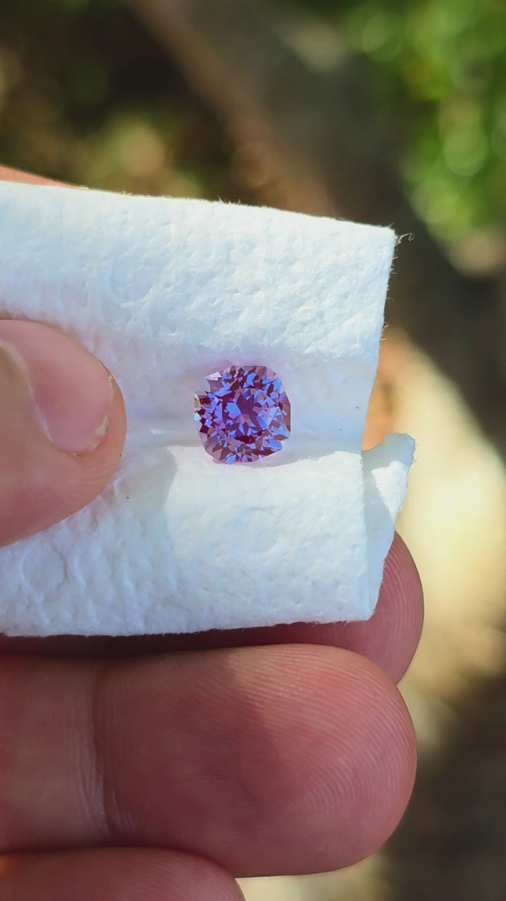 Repurposed Laser Alexandrite, House Of Sylas Cushion Cut, 2.48 Carats