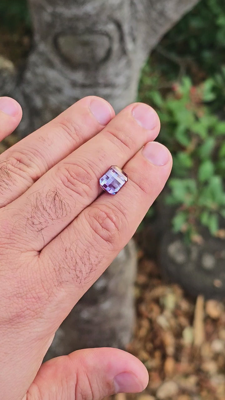 Czochralski Alexandrite, Pixel Rectangle Cut, 5.78 Carats