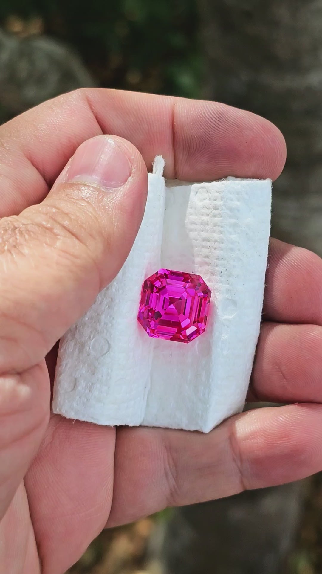 Jedi Color Czochralski Lab Spinel, Asscher Cut, 18.37 Carats