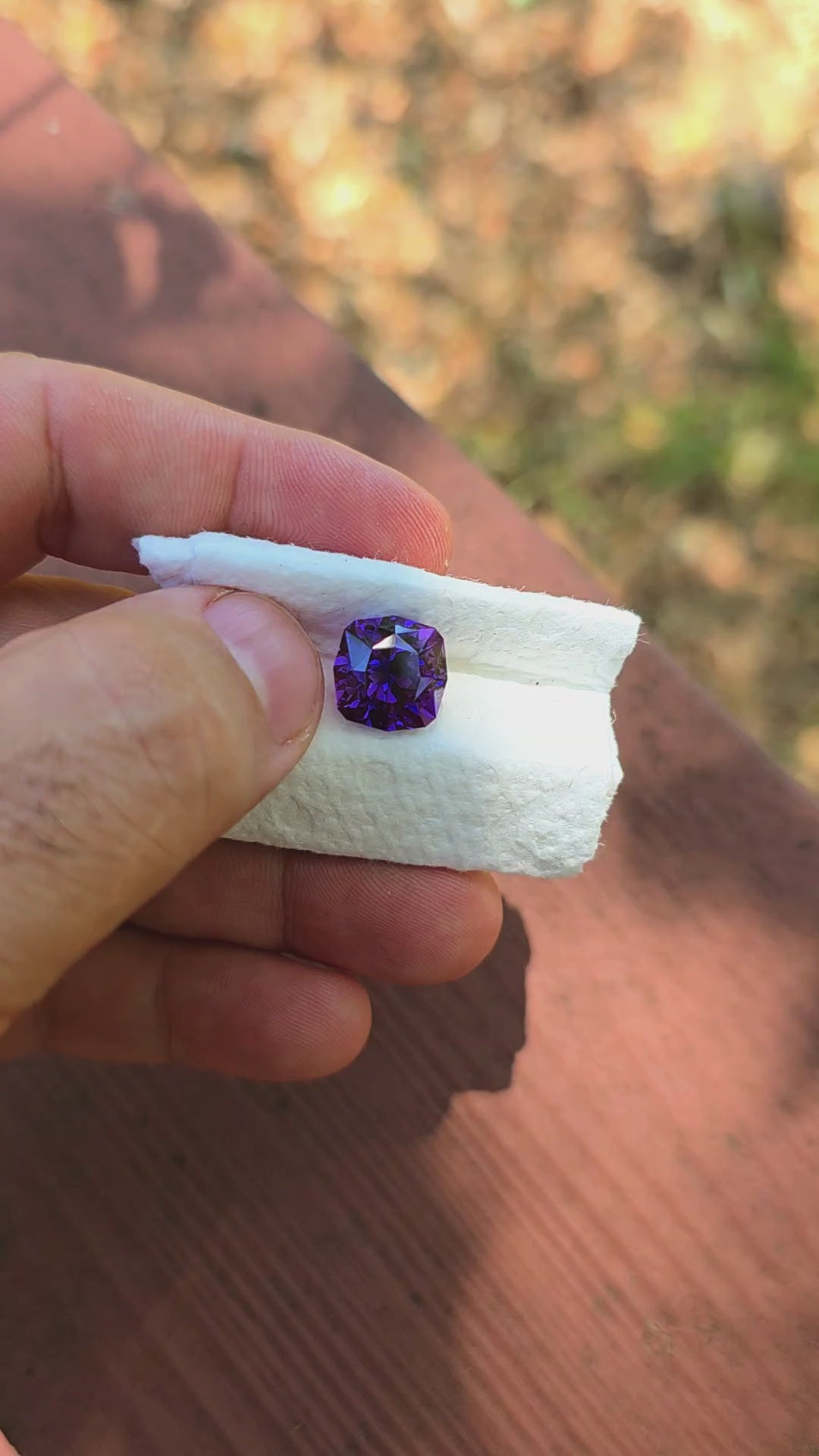 Purple Lab Sapphire, House Of Sylas Cushion Cut, 8.91 Carats