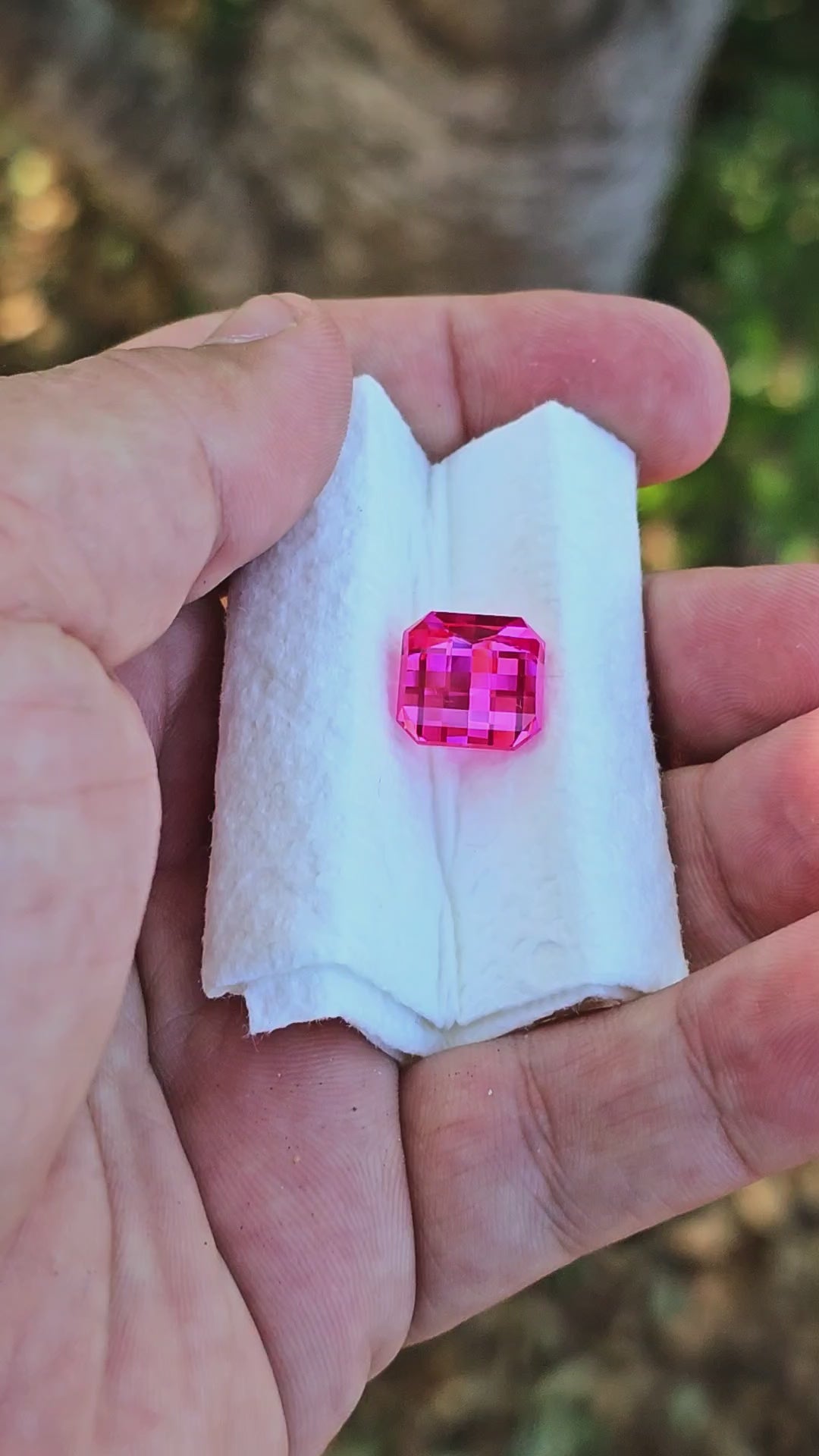 Jedi Color Czochralski Lab Spinel, Pixel Square Cut, 10.09 Carats