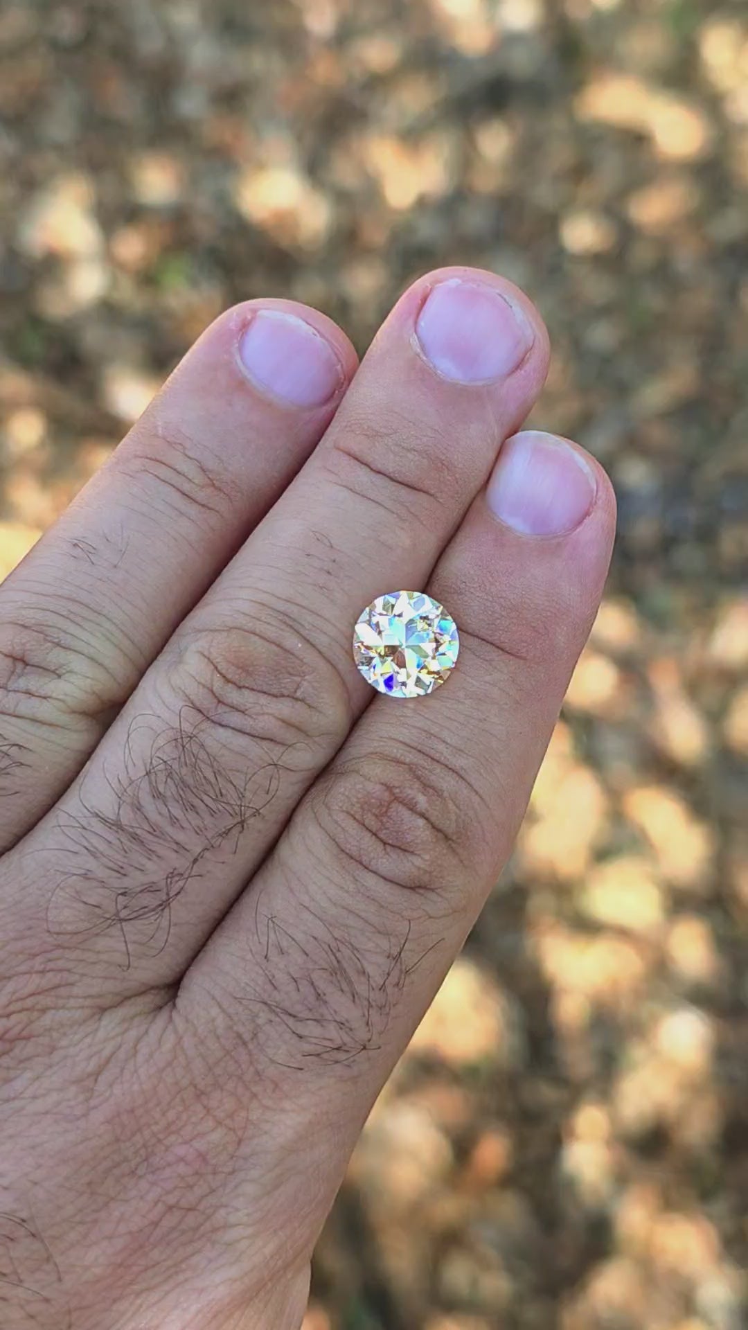 Experimental Samarium YAG, Traditional Round Brilliant Cut, 7.30 Carats